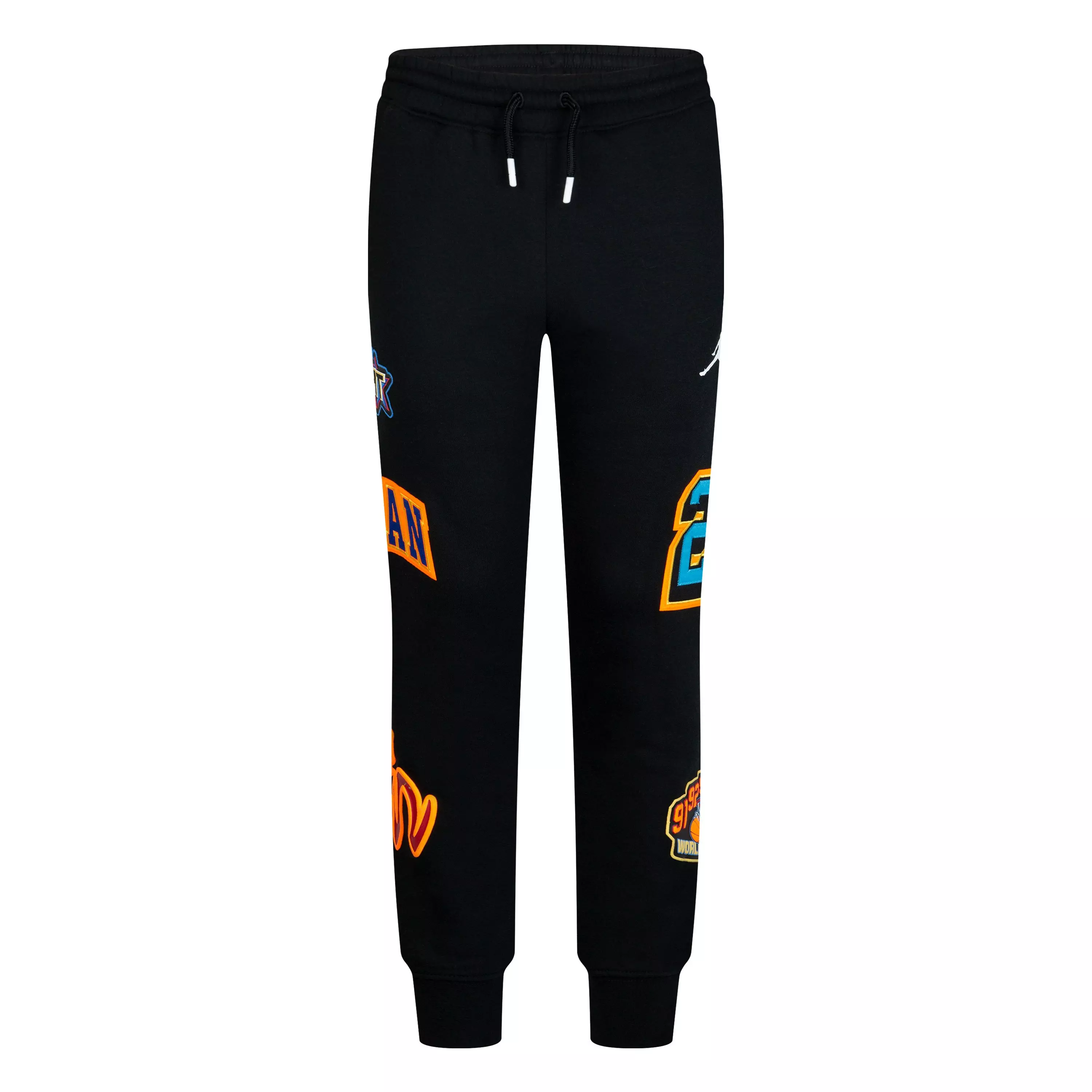 Jordan Big Boys' Patch Work Joggers - BLACK