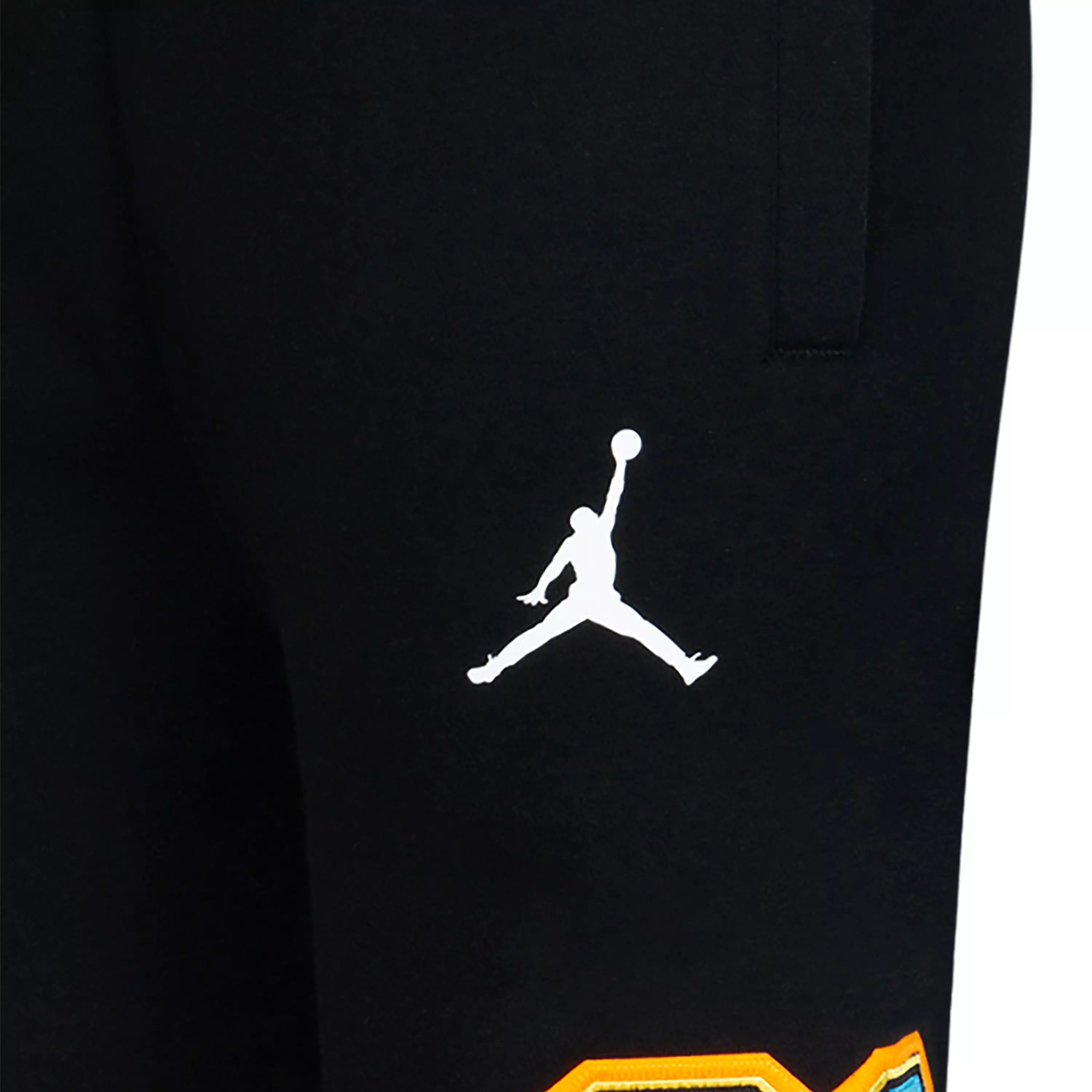 Jordan Big Boys' Patch Work Joggers - BLACK