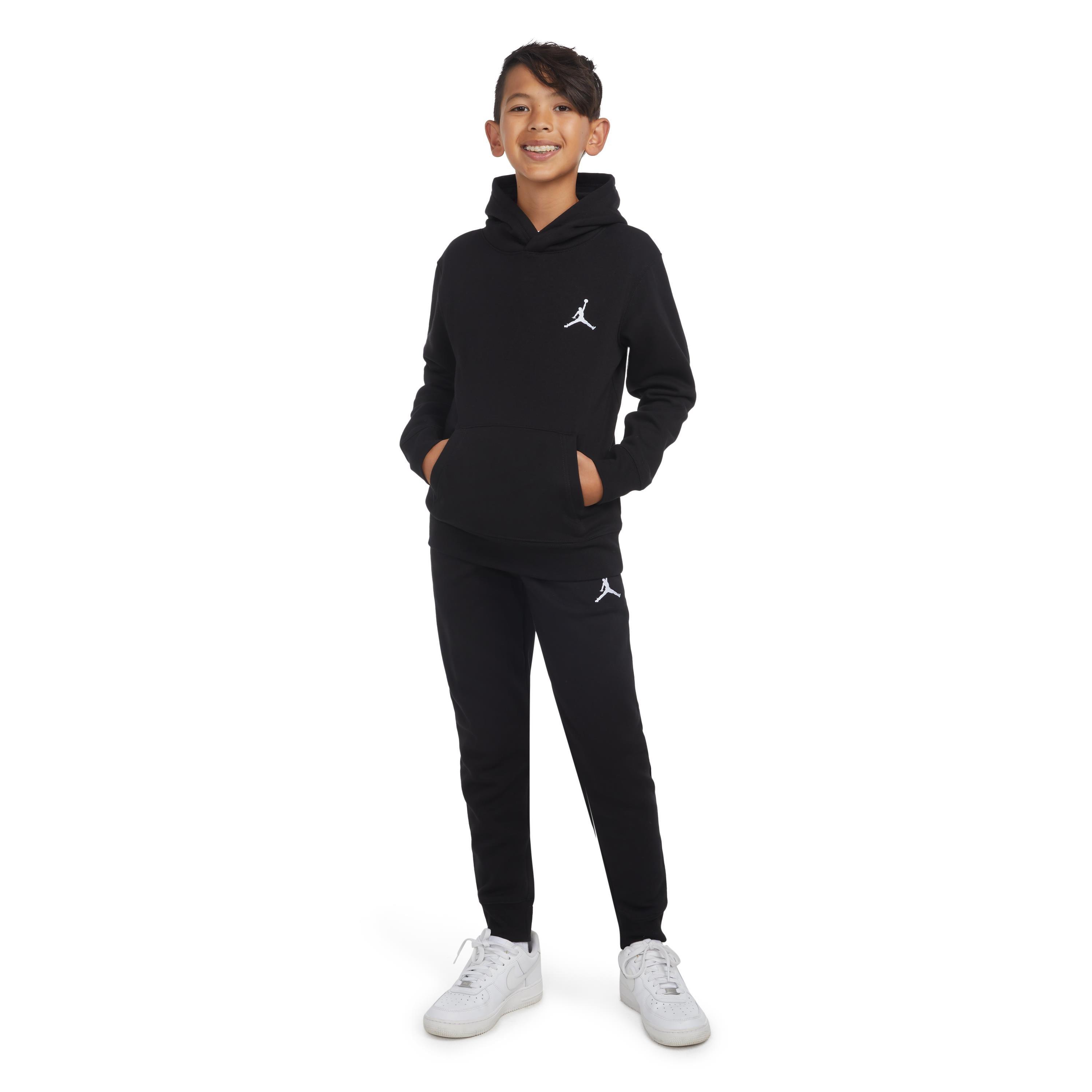Jordan Essentials Pullover Big Boys' Black Hoodie