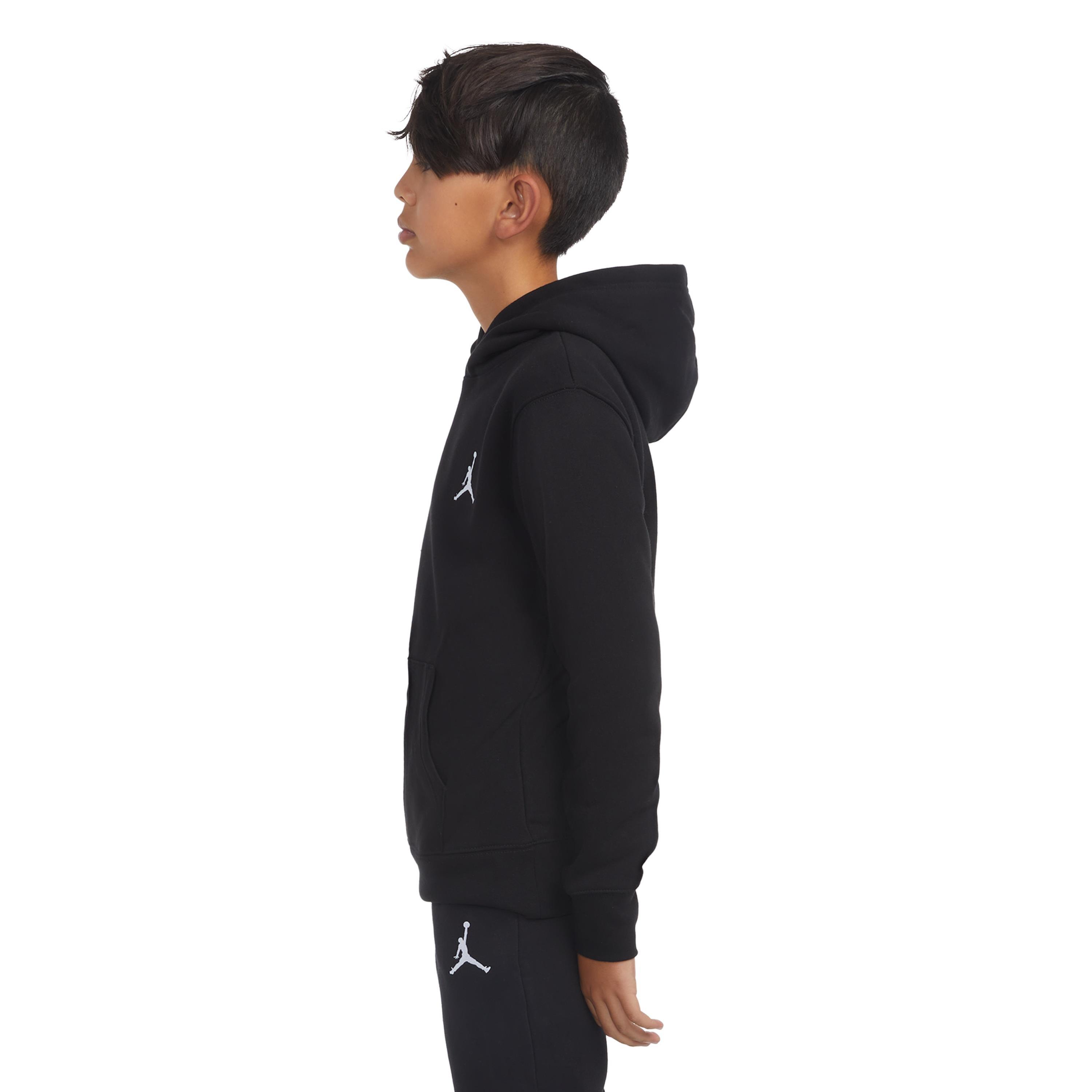 Jordan Essentials Pullover Big Boys' Black Hoodie