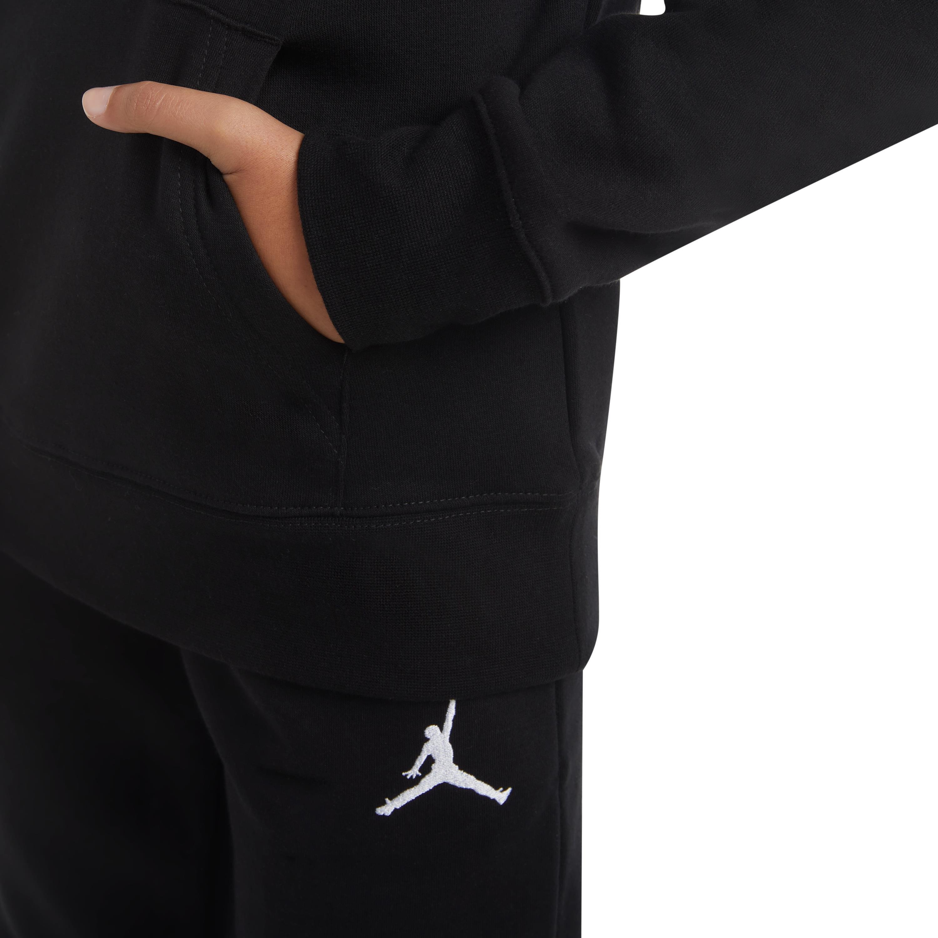 Jordan Essentials Pullover Big Boys' Black Hoodie