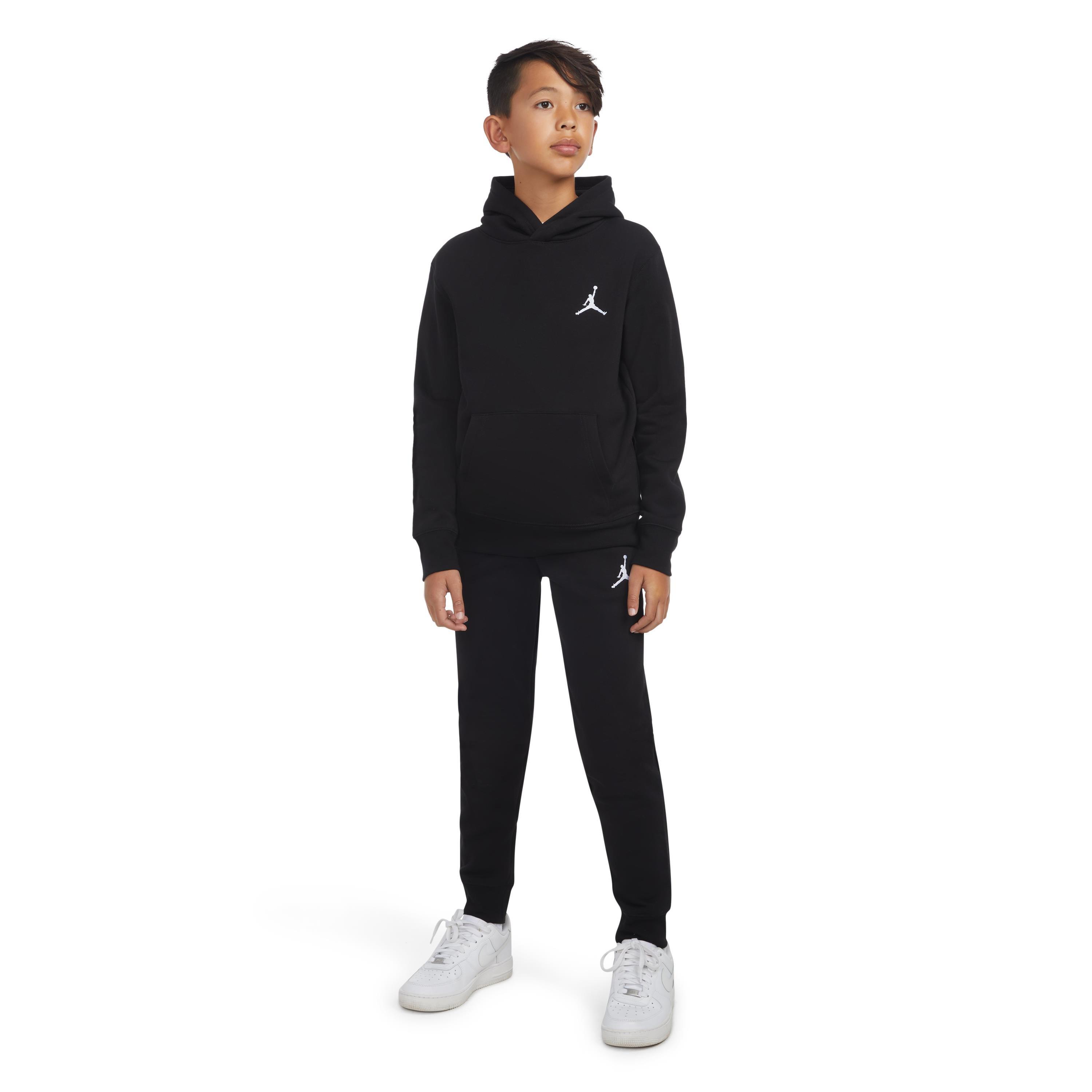 Jordan Essentials Pullover Big Boys' Black Hoodie