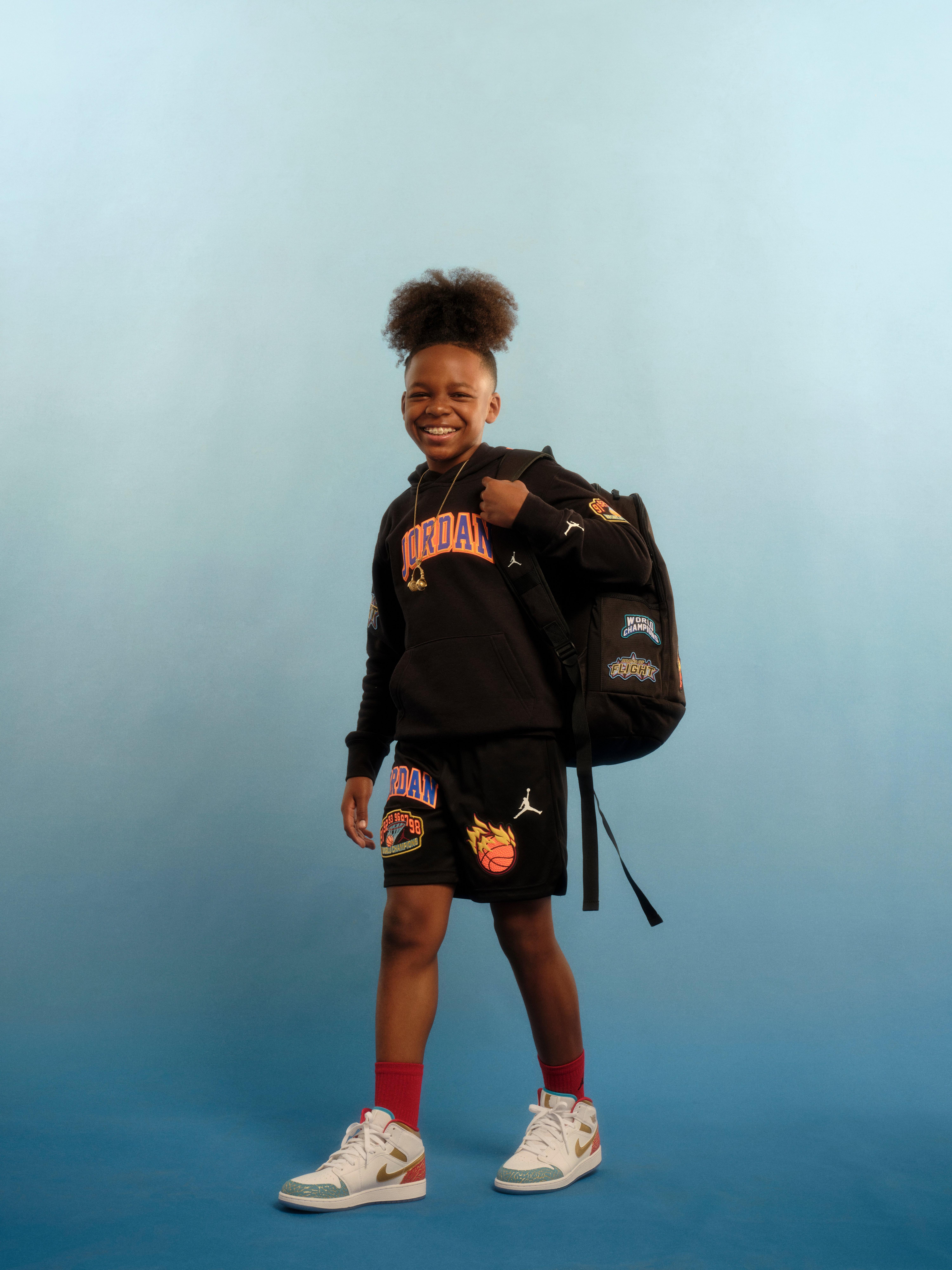 Jordan Patch Work Big Boys' Hoodie