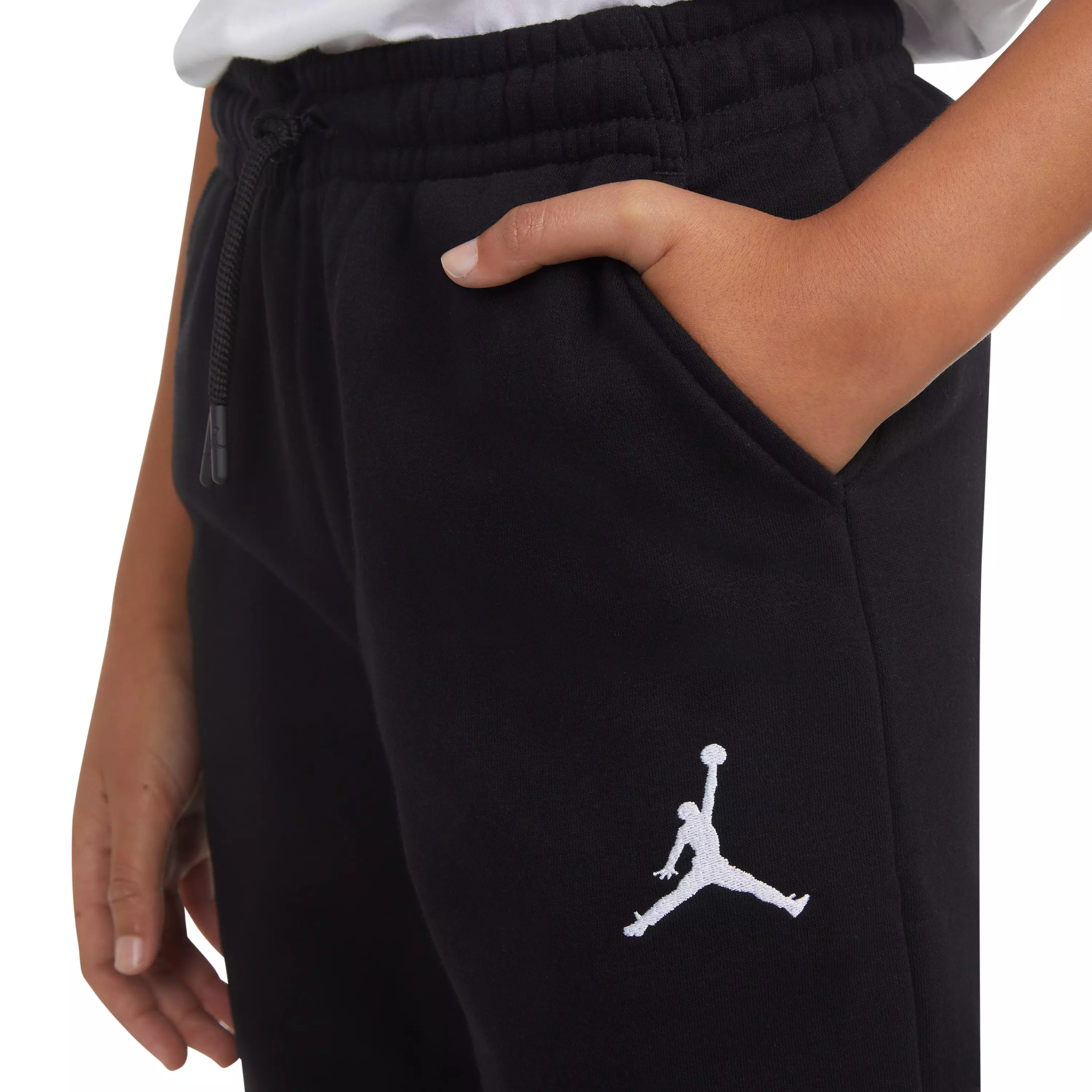 Jordan Big Boys' Essentials Pants - Black - BLACK