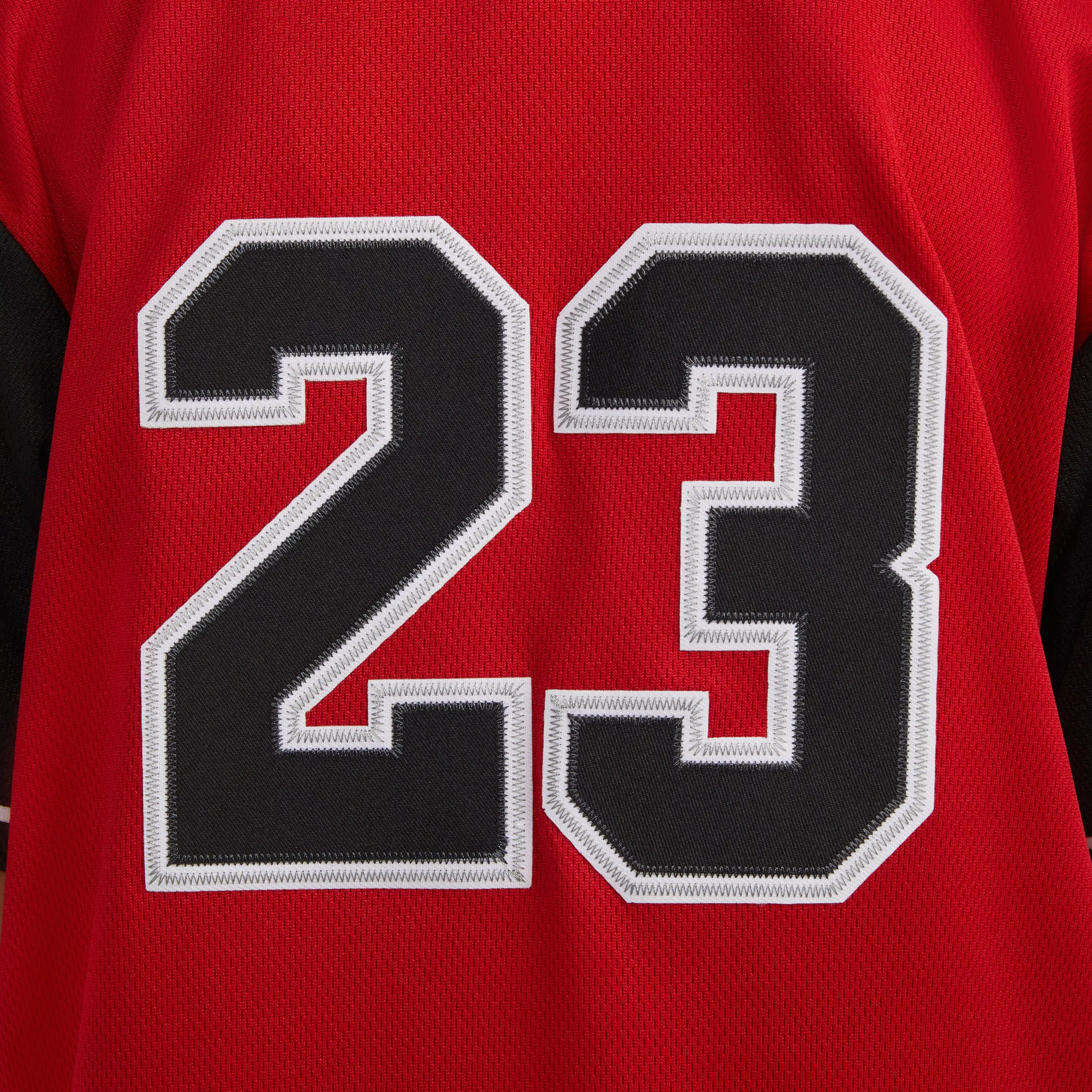 Jordan Big Boys' HBR Baseball Jersey - RED/BLACK