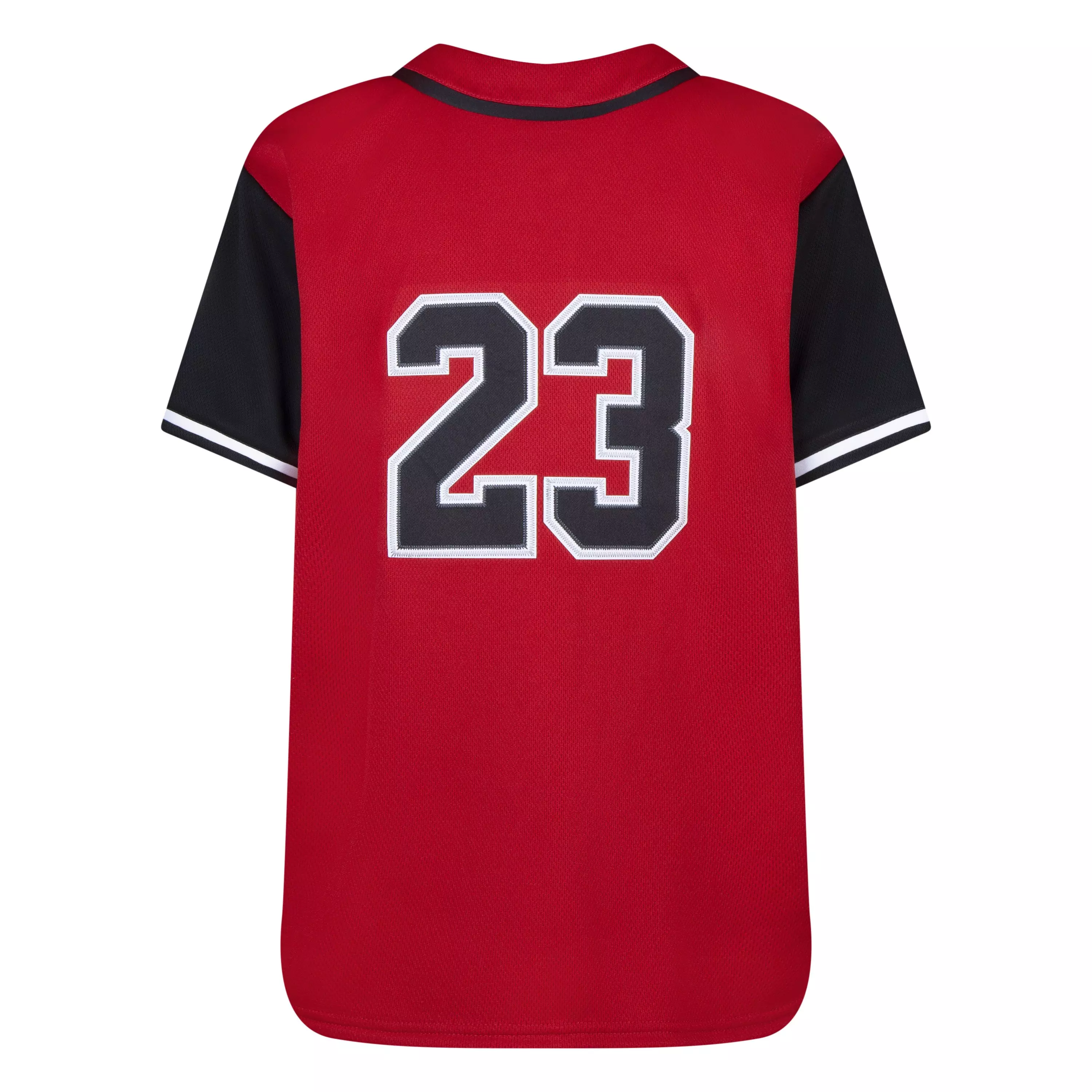 Jordan Big Boys' HBR Baseball Jersey - RED/BLACK