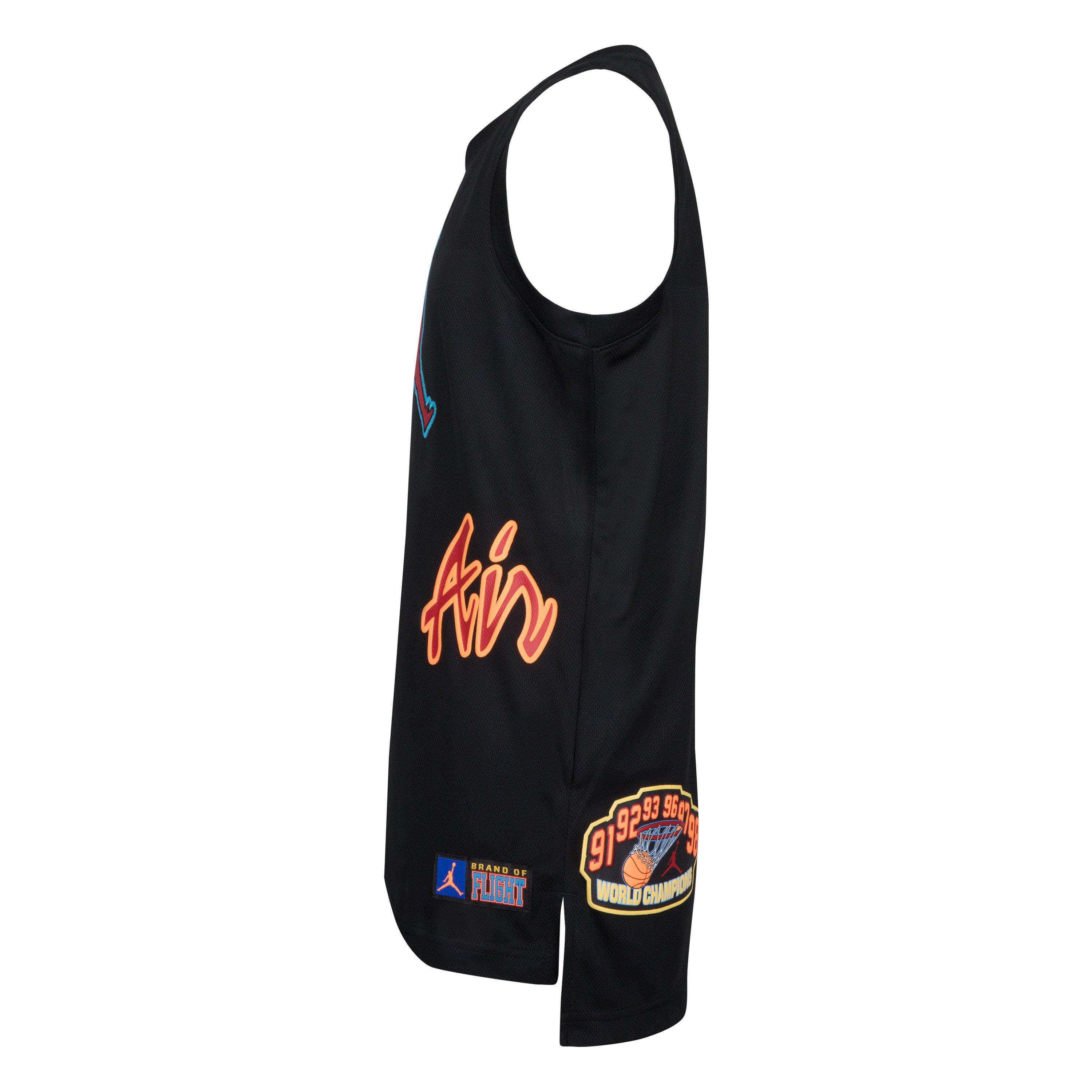 Jordan Big Boys' Patch Work Jersey - BLACK Thumbnail View 3