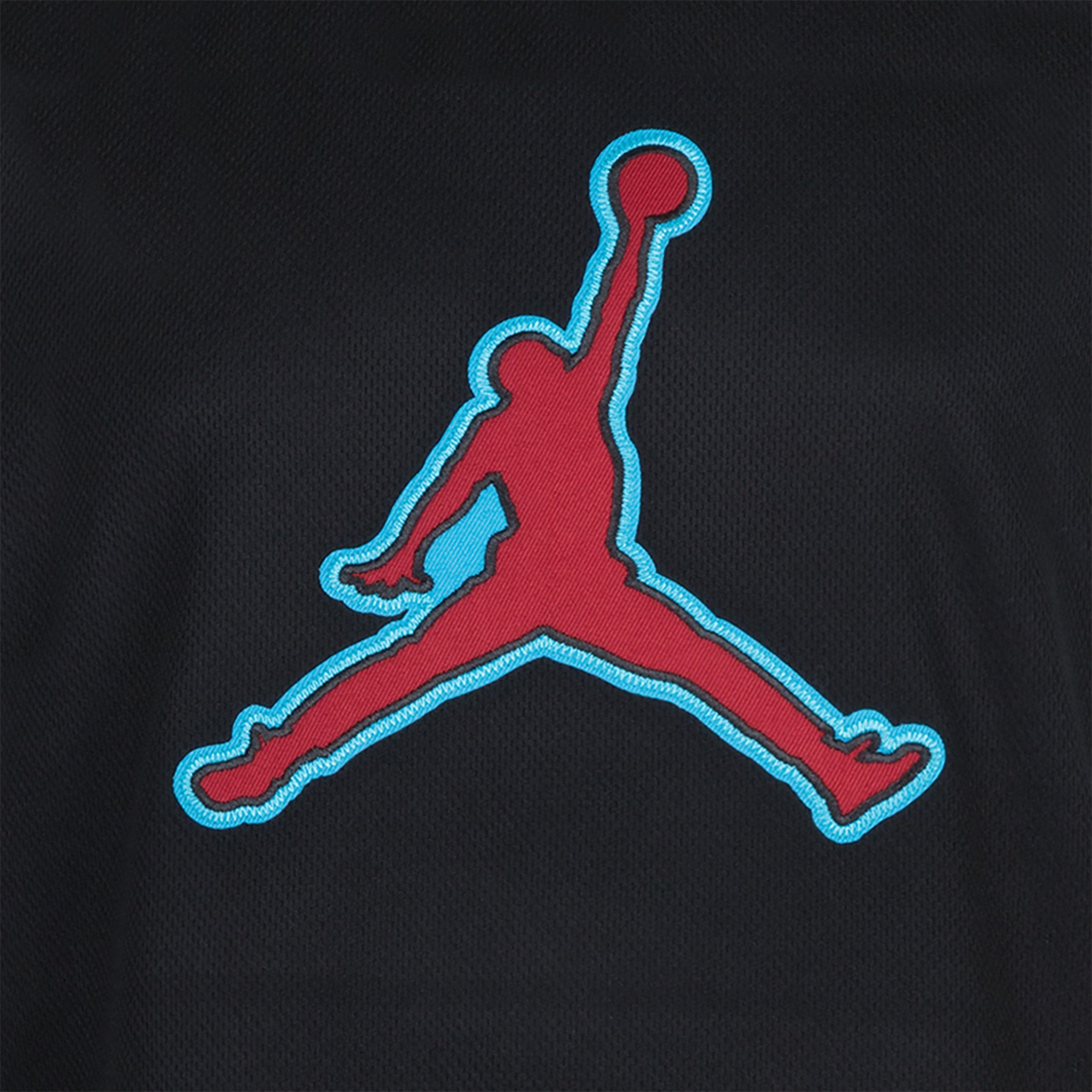 Jordan Big Boys' Patch Work Jersey - BLACK Thumbnail View 5
