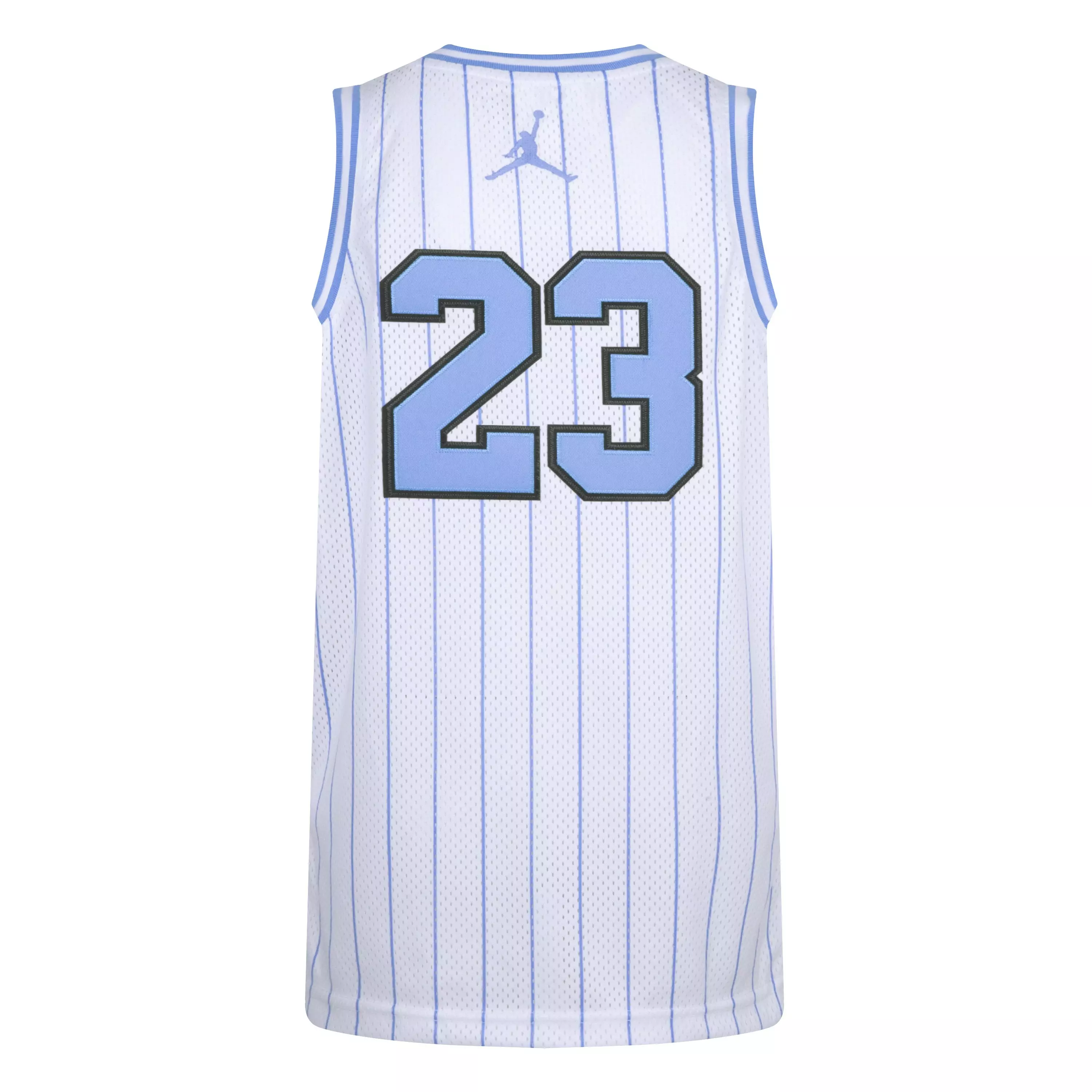 Jordan Big Boys' 23 Pinstripe Jersey - WHITE/BLUE