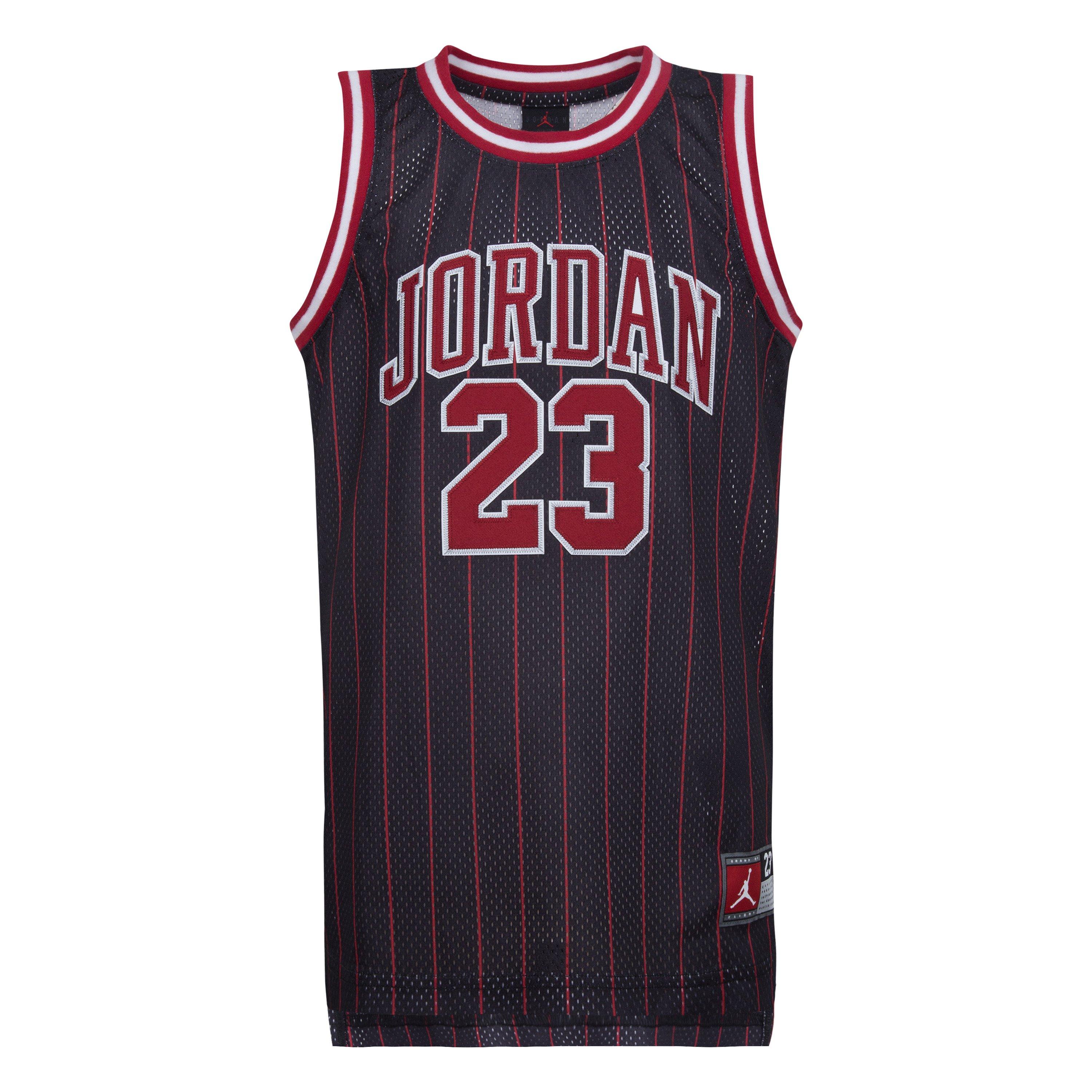 Jordan Women's Heritage Jersey Dress-White/Red - Hibbett