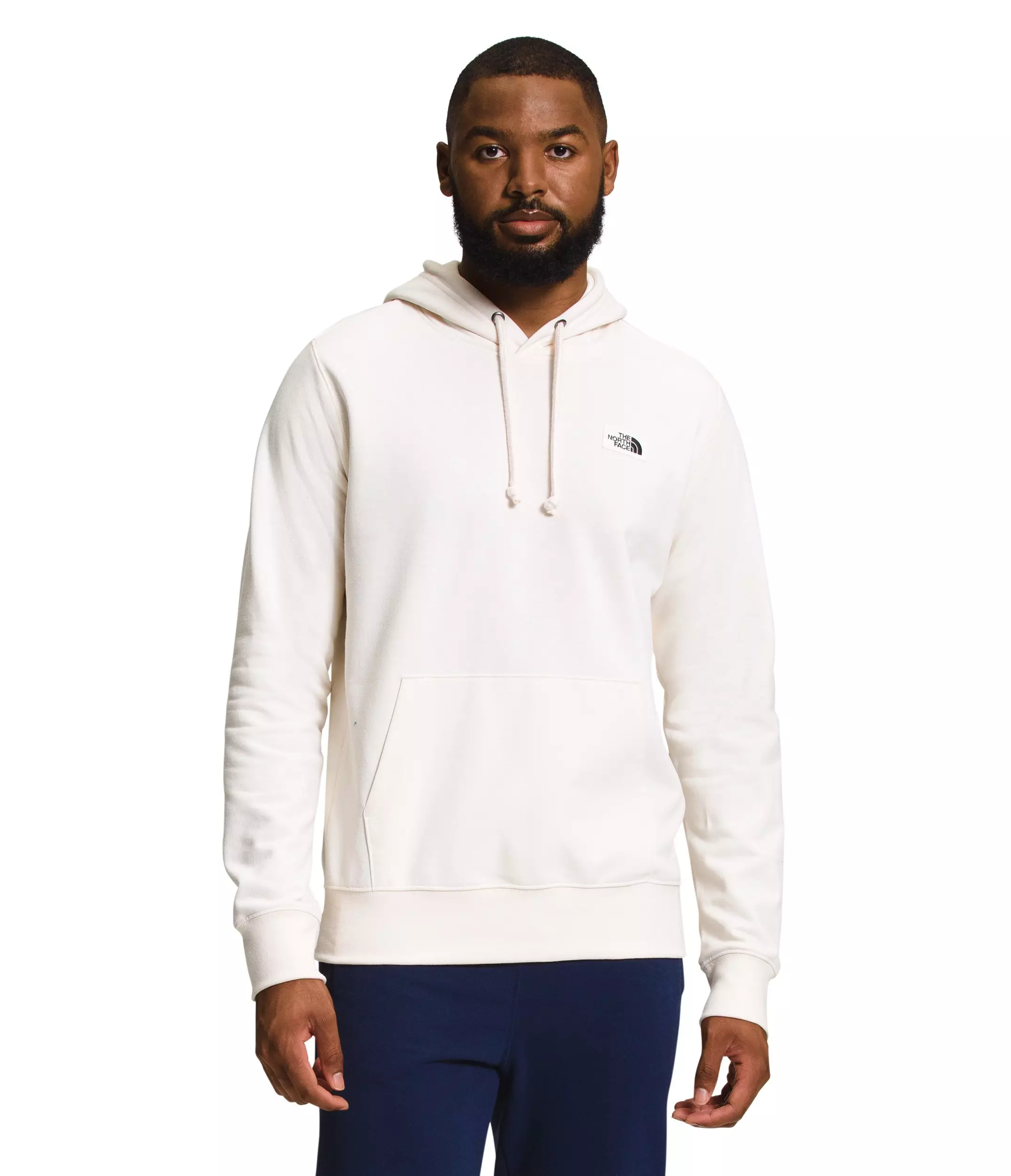The North Face Men's Heritage Patch Pullover Hoodie-White - WHITE