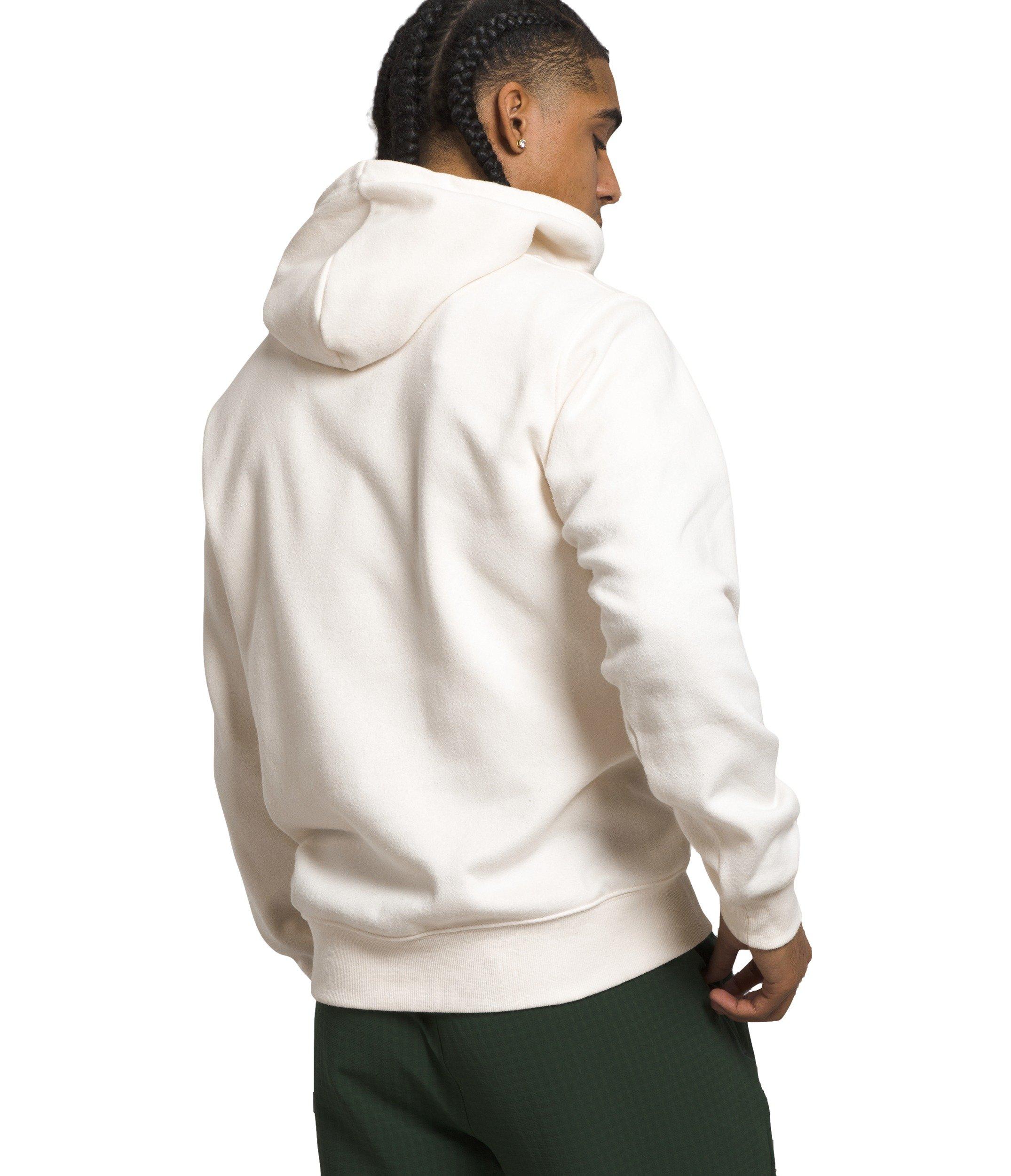 The North Face Men's Jumbo Half Dome Pullover Hoodie-White/Brown - WHITE/BROWN Thumbnail View 2