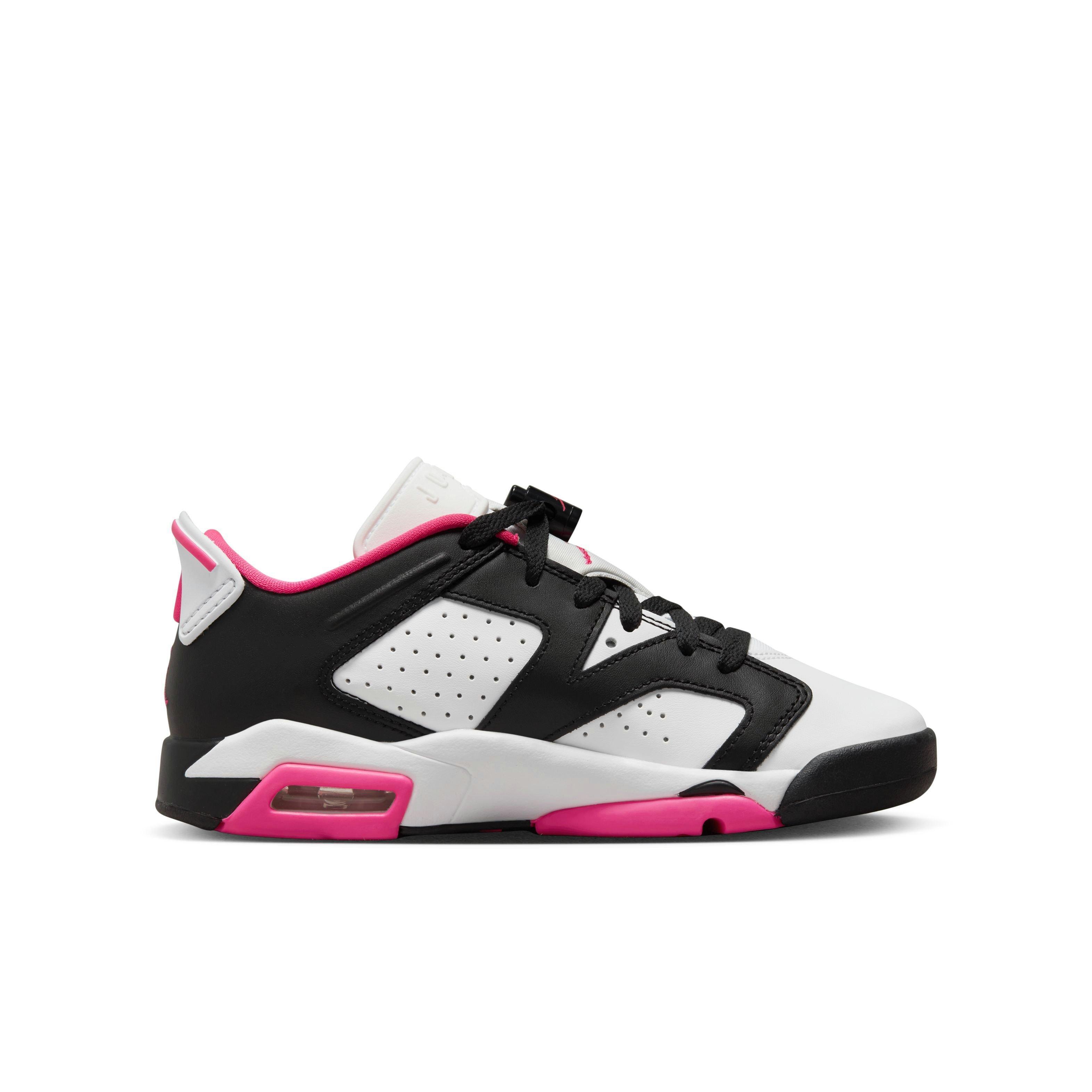 Jordan 6 Retro Low Grade School Girls' "Fierce Pink" Shoe