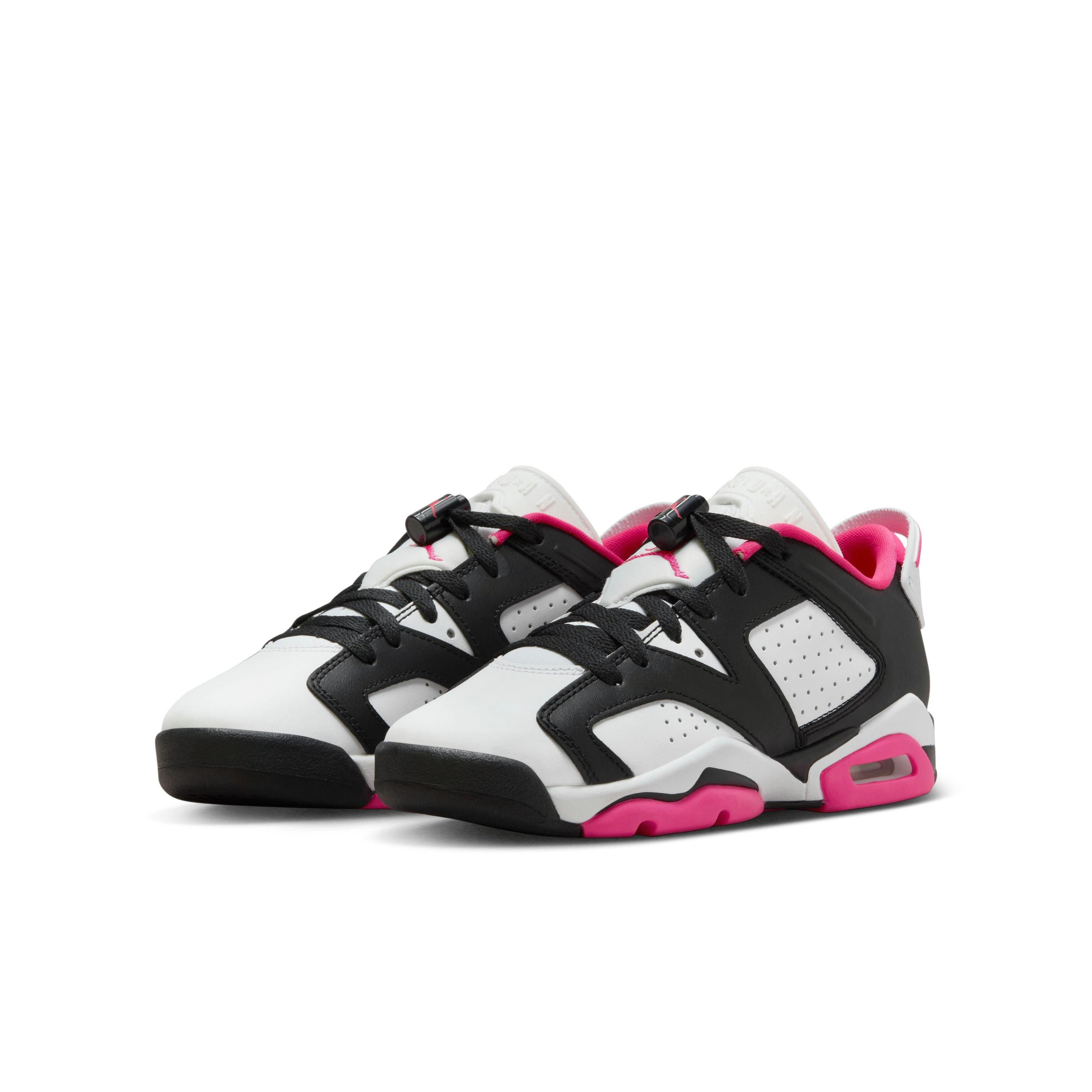 Jordan 6 Retro Low Grade School Girls' "Fierce Pink" Shoe