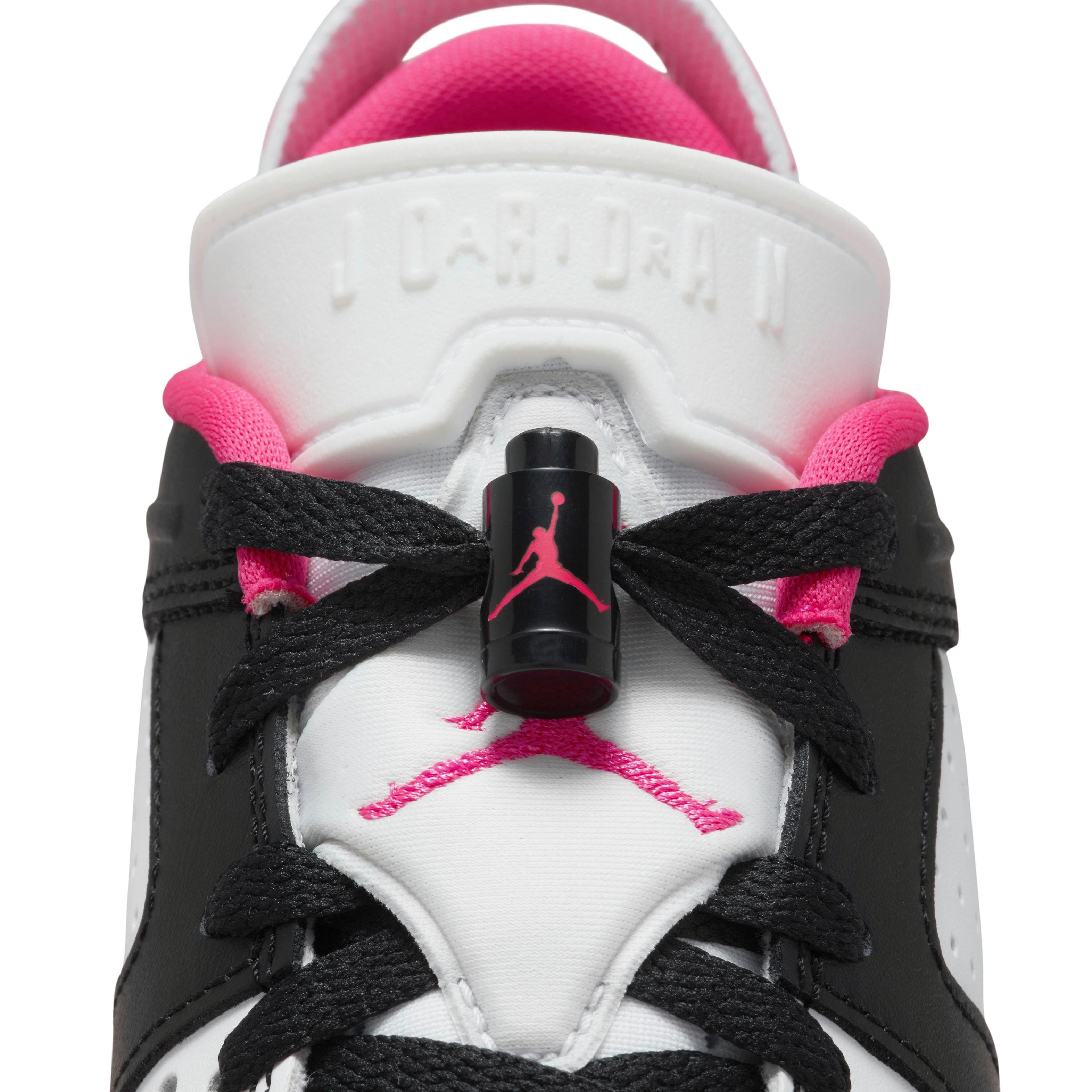 Jordan 6 Retro Low Grade School Girls' "Fierce Pink" Shoe