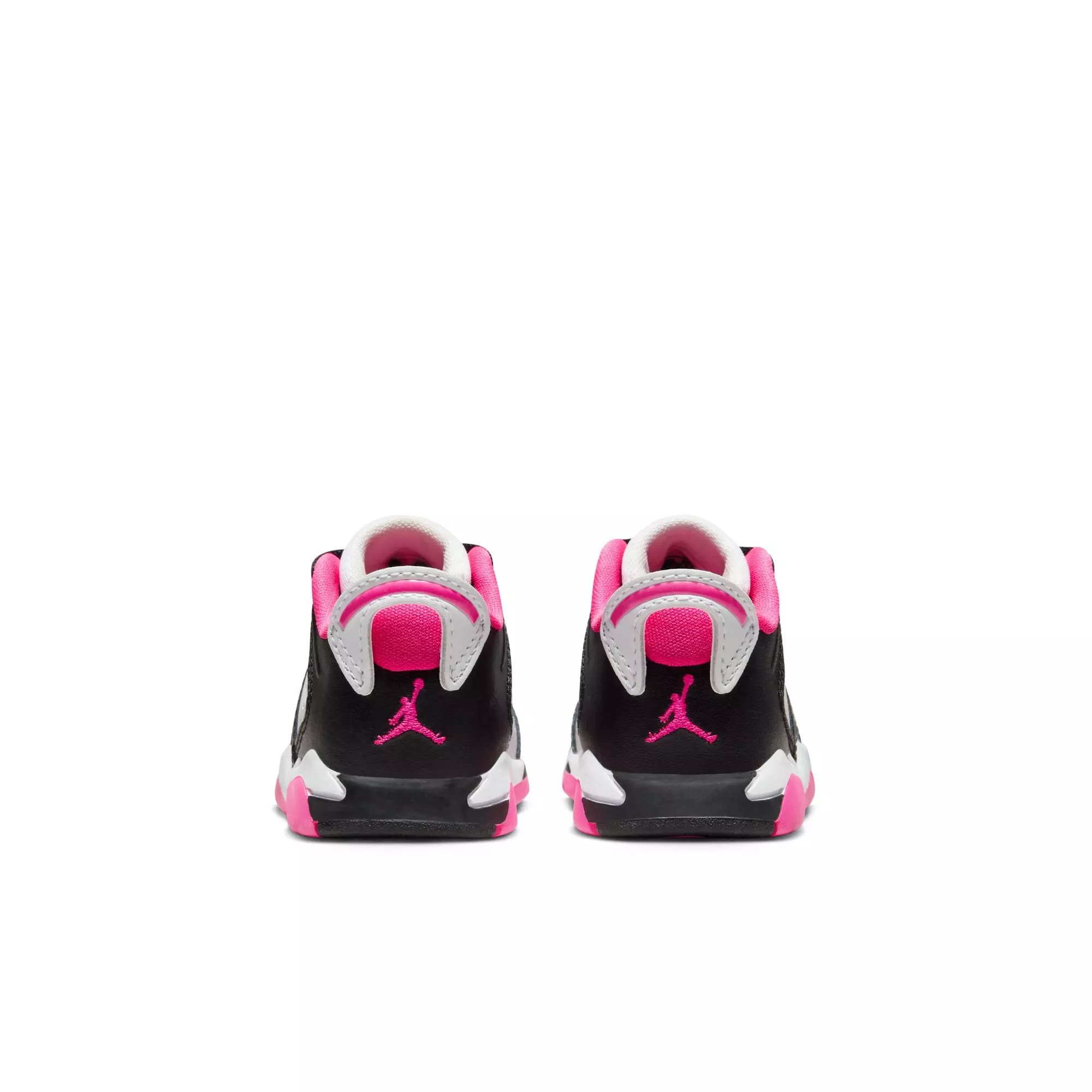 Jordan 6 Retro Low "Fierce Pink" Toddler Girls' Shoe - BLACK/FIERCE PINK/WHITE