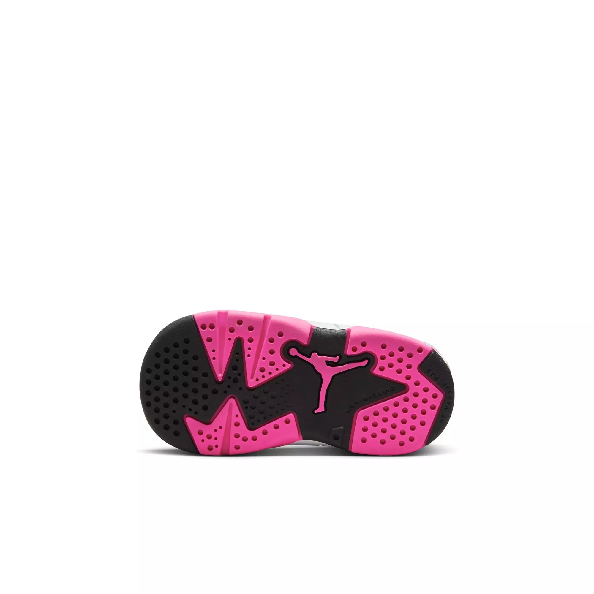 Jordan 6 Retro Low "Fierce Pink" Toddler Girls' Shoe - BLACK/FIERCE PINK/WHITE