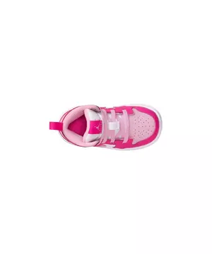 Jordan 1 Mid Fierce Pink Grade School Girls' Shoe - Hibbett