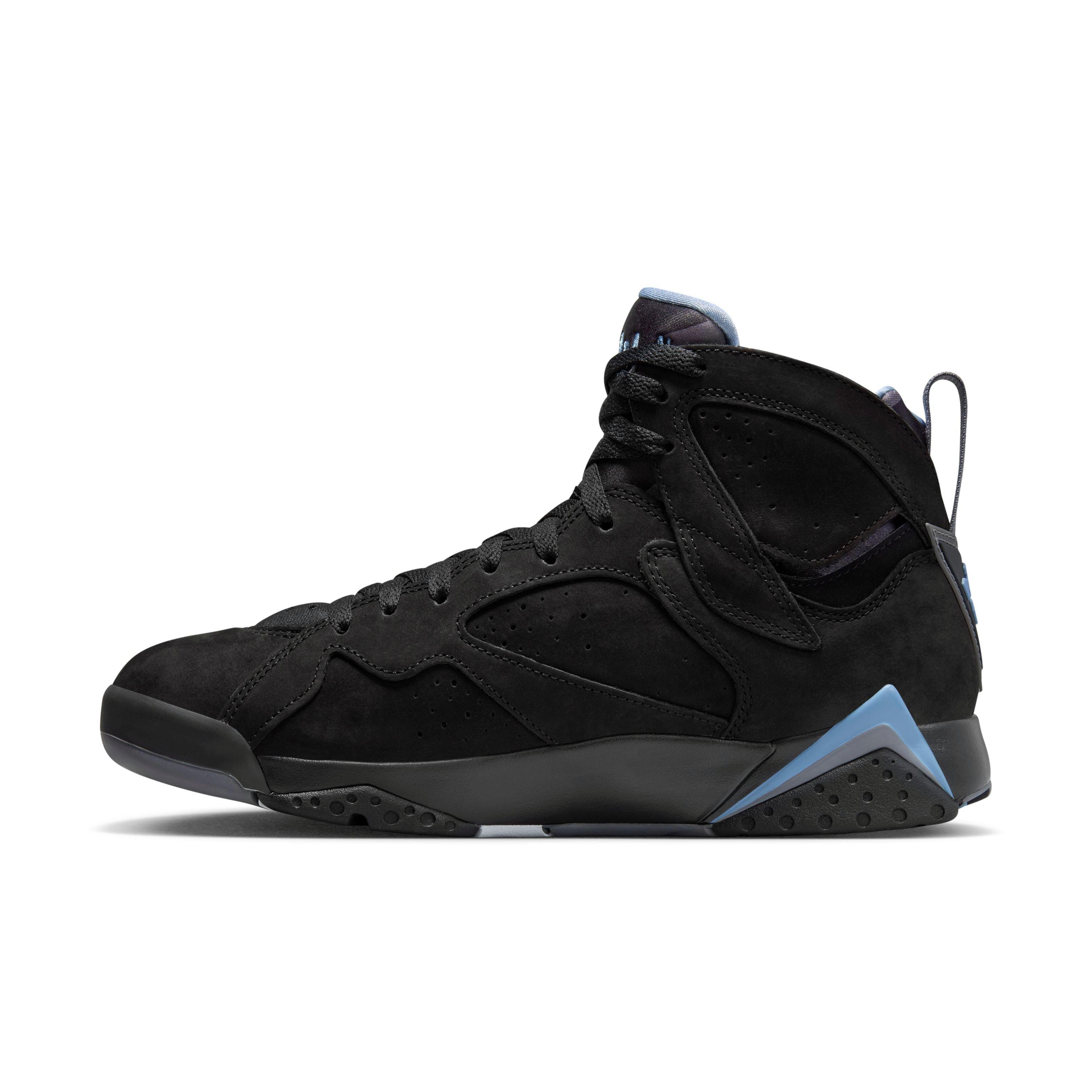 Jordan 7 Retro "Chambray" Men's Shoe - BLACK/CHAMBRAY/GRAPHITE Thumbnail View 7