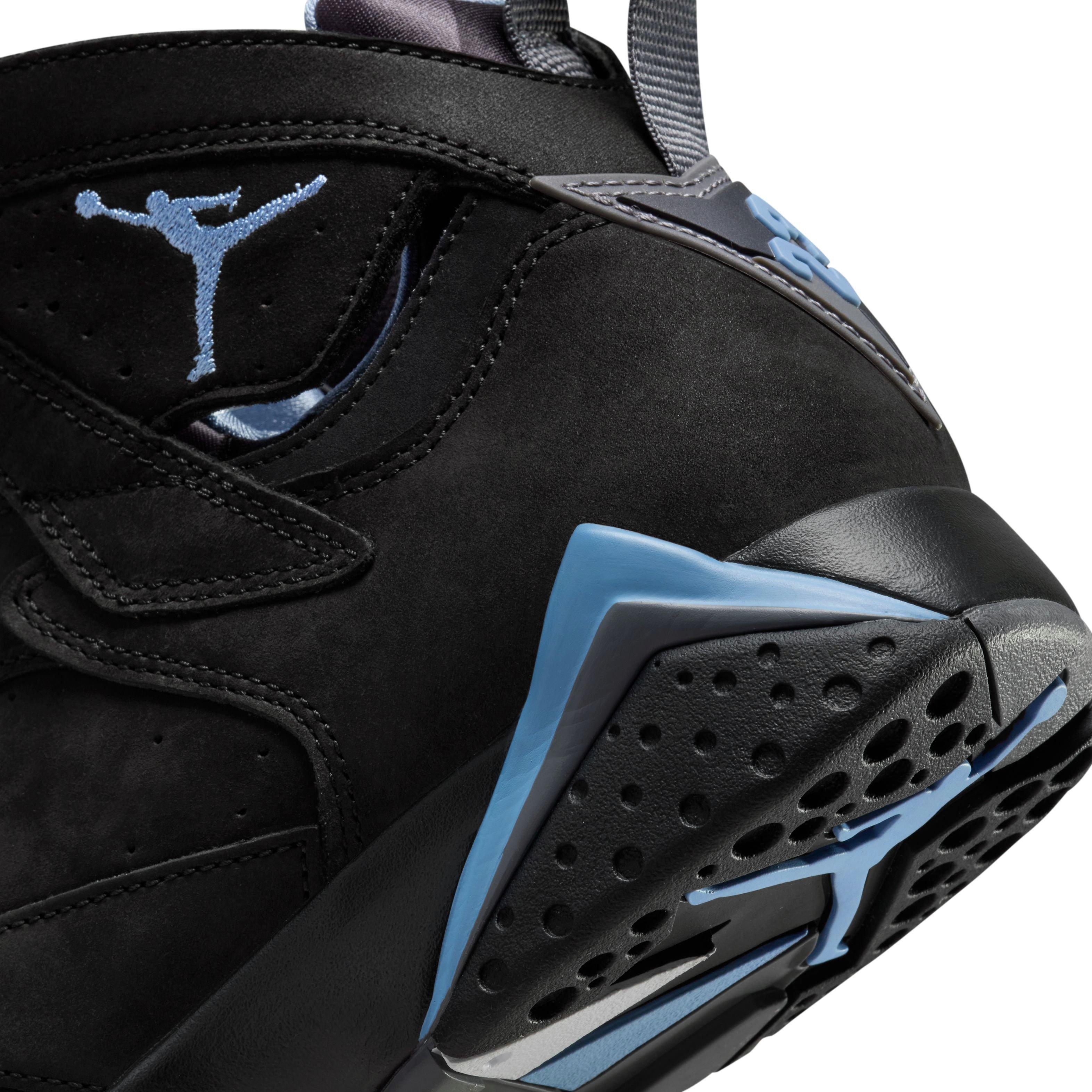 Jordan Air Jordan 7 Retro Chambray Mens Lifestyle Shoes Black Blue