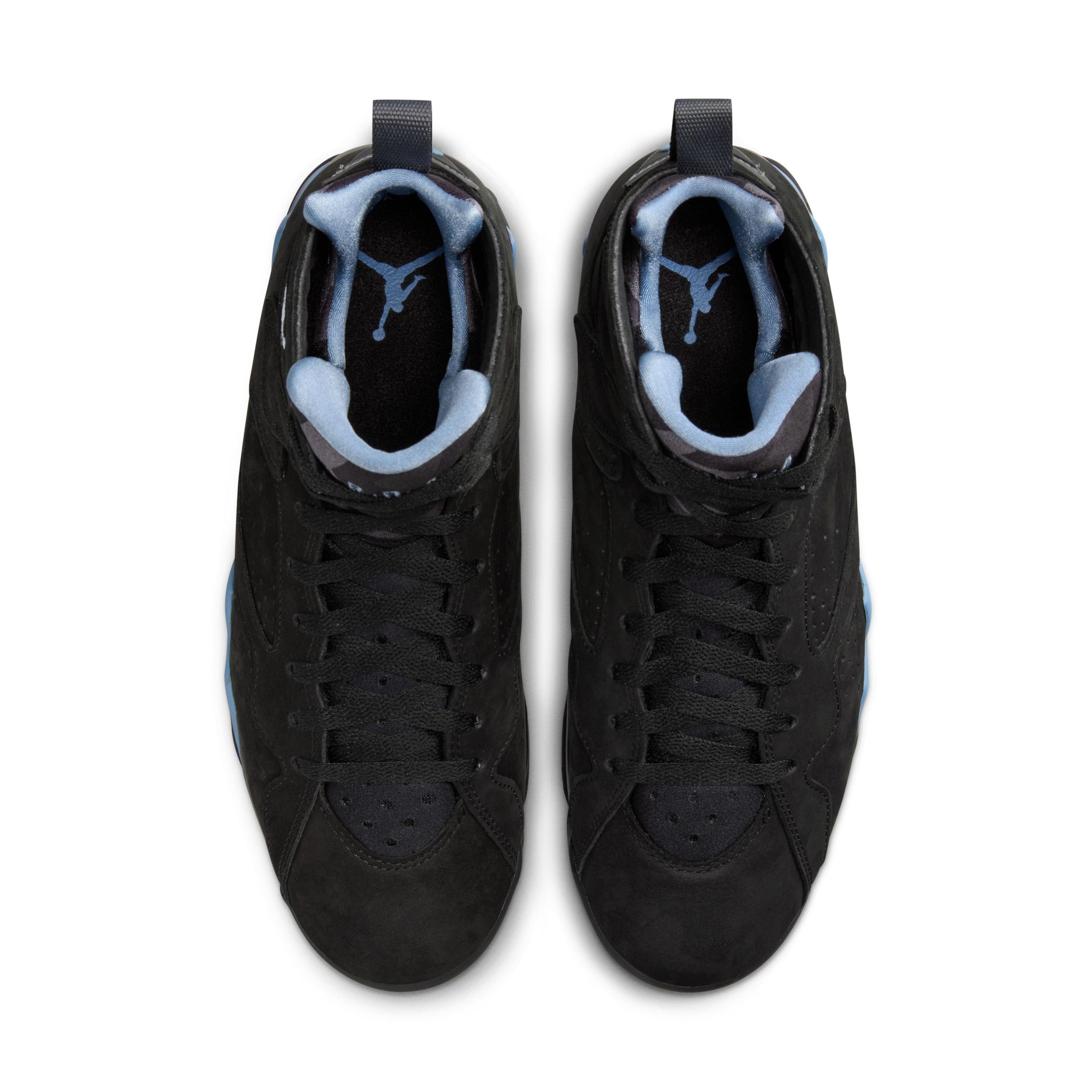 Jordan 7 Retro "Chambray" Men's Shoe - BLACK/CHAMBRAY/GRAPHITE Thumbnail View 9