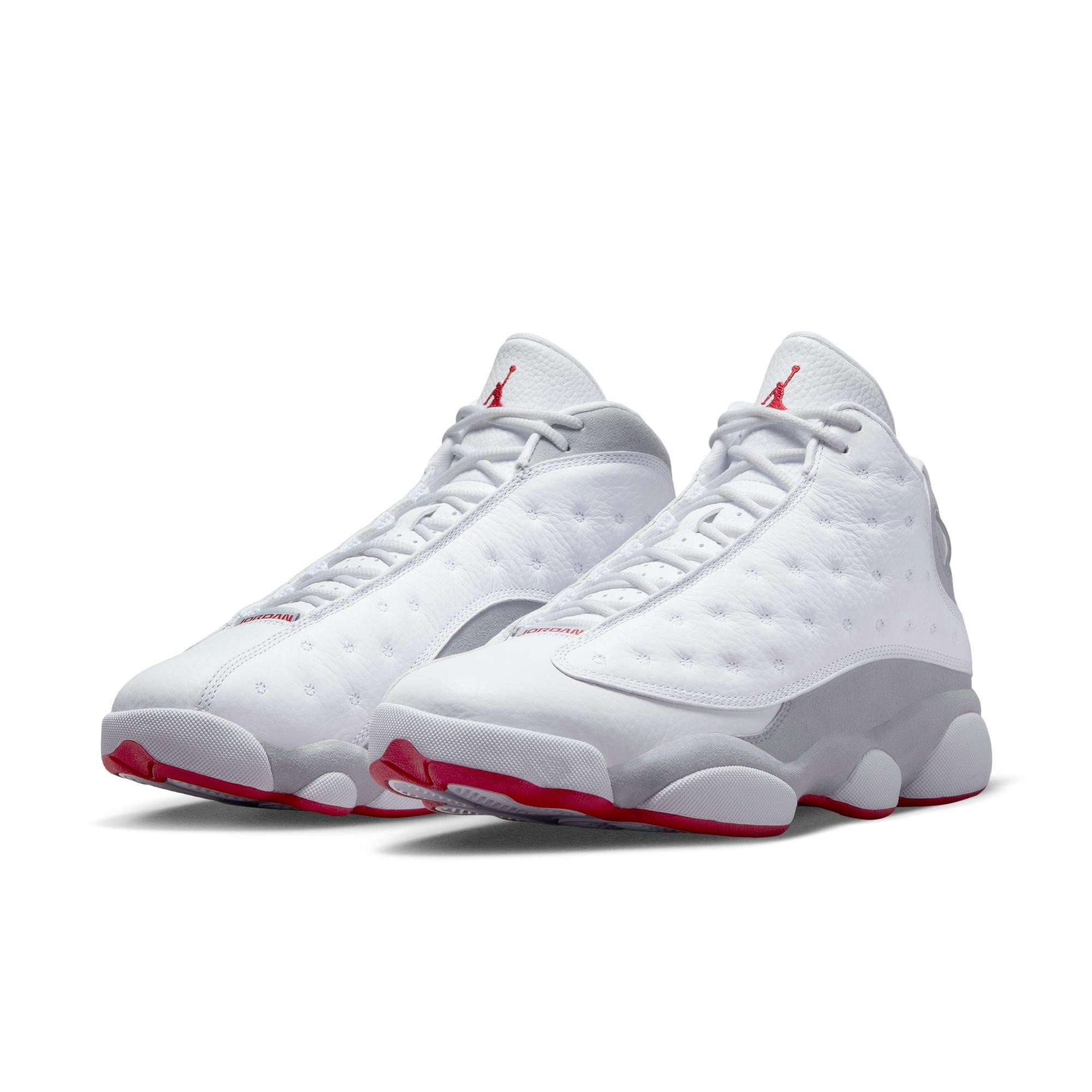 Air Jordan 13 Retro Wolf Grey White / 10