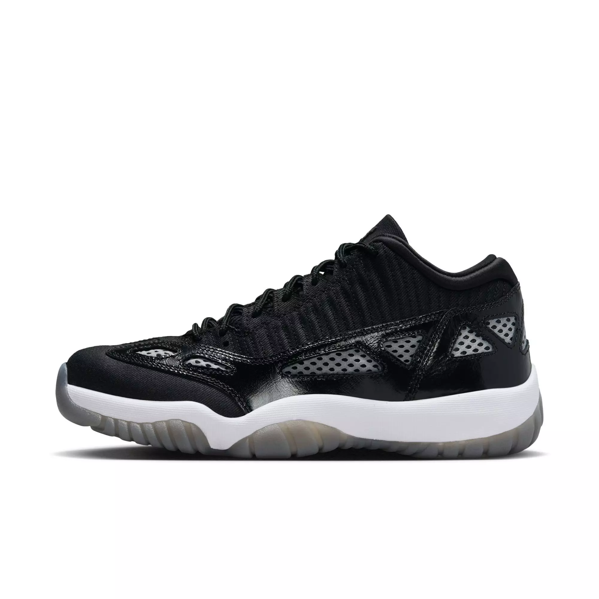 Jordan 11 Retro Low IE "Black/White" Men's Shoe - BLACK/WHITE