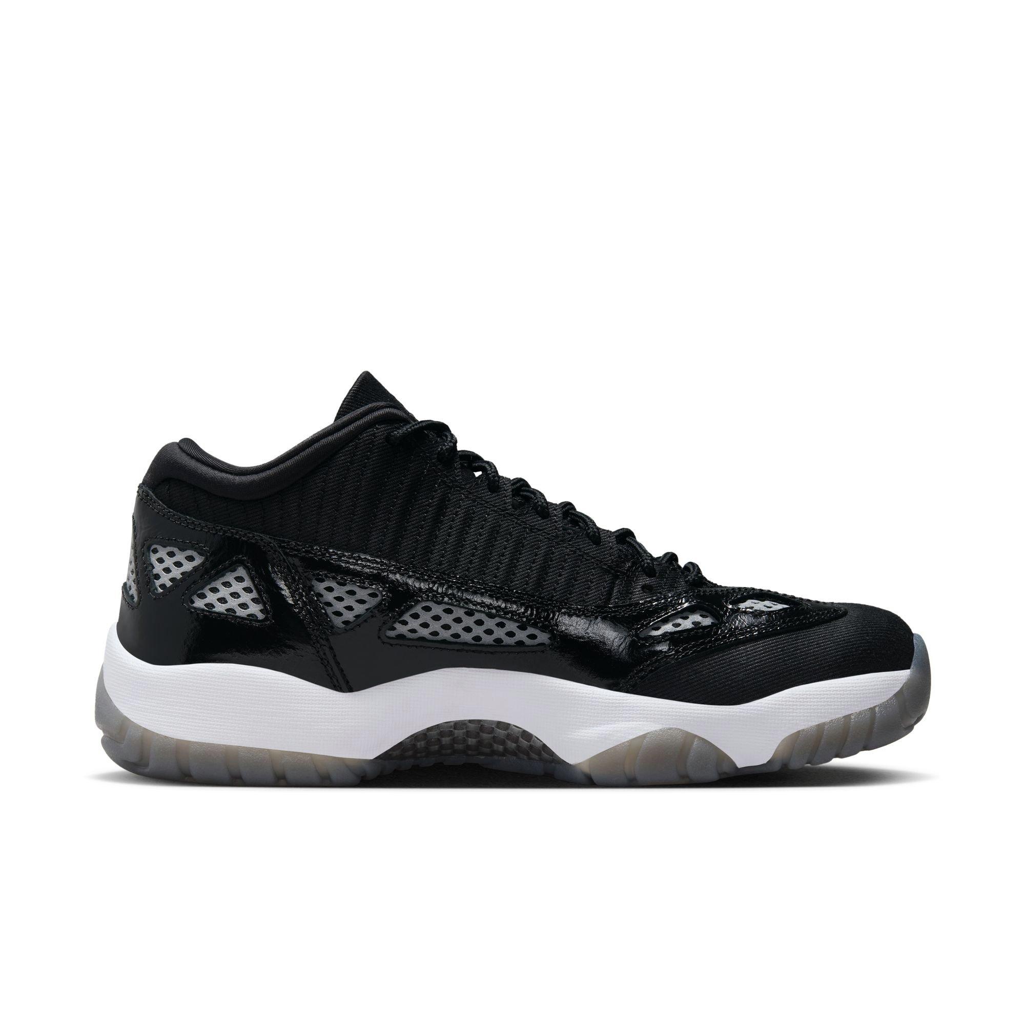 Jordan 11 Retro Low IE "Black/White" Men's Shoe - BLACK/WHITE Thumbnail View 2
