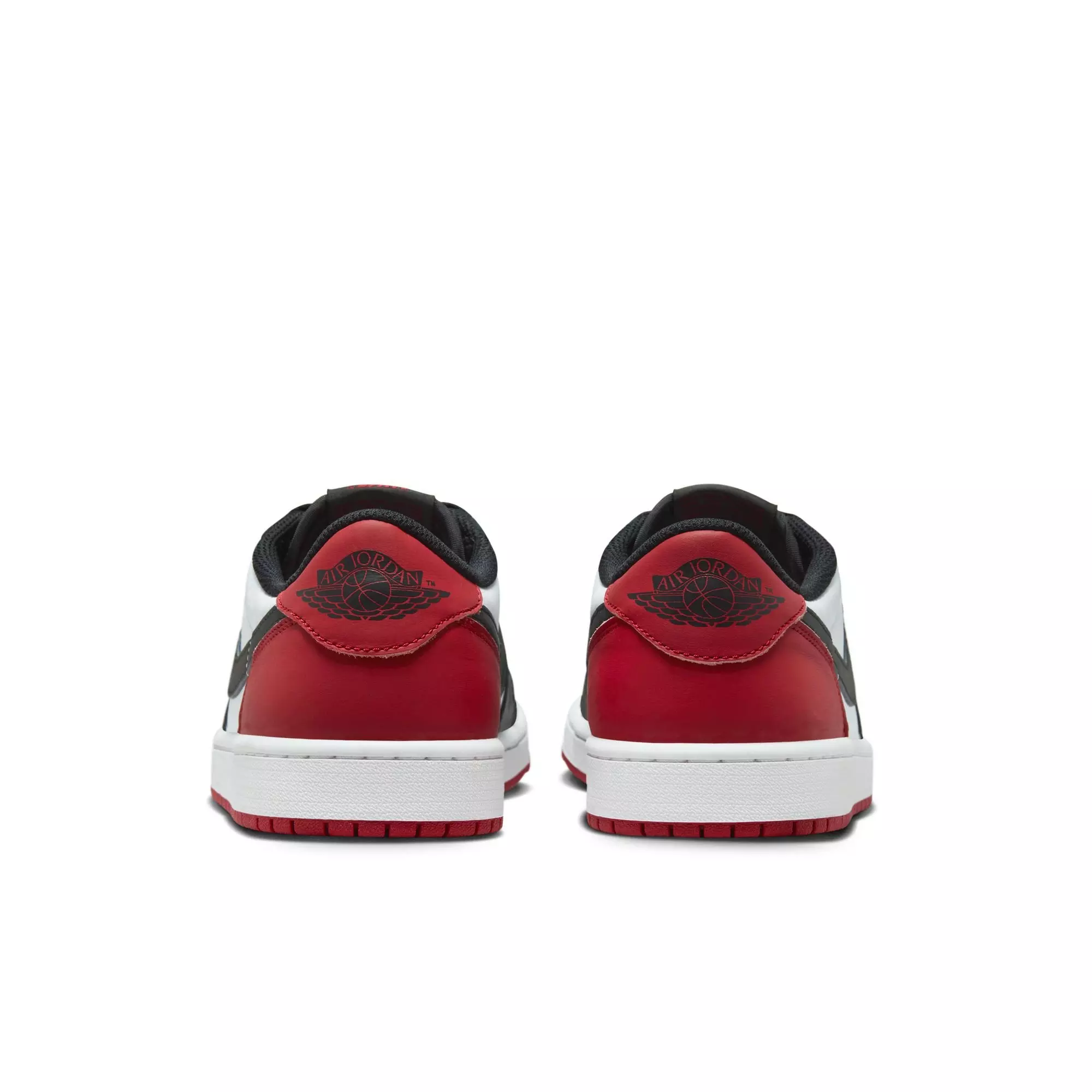 Jordan 1 Low OG "Black Toe" Men's Shoe - WHITE/BLACK/VARSITY RED