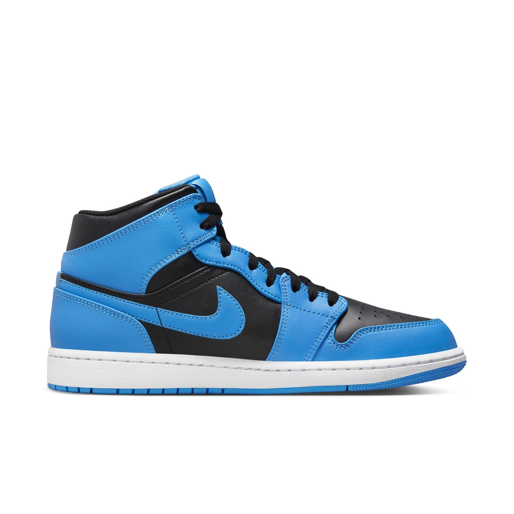 Jordan AIR JORDAN 1 MID - Zapatillas altas - university blue/black