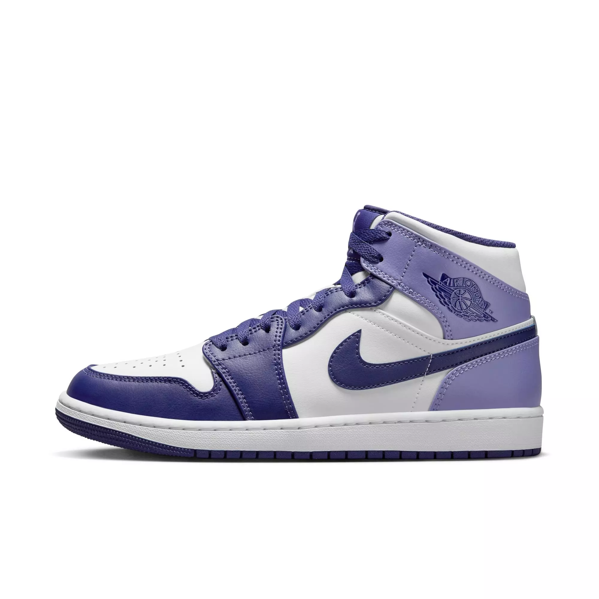 Jordan 1 Mid "Sky J Purple/White/Sky J Light Purple" Men's Shoe - PURPLE/WHITE
