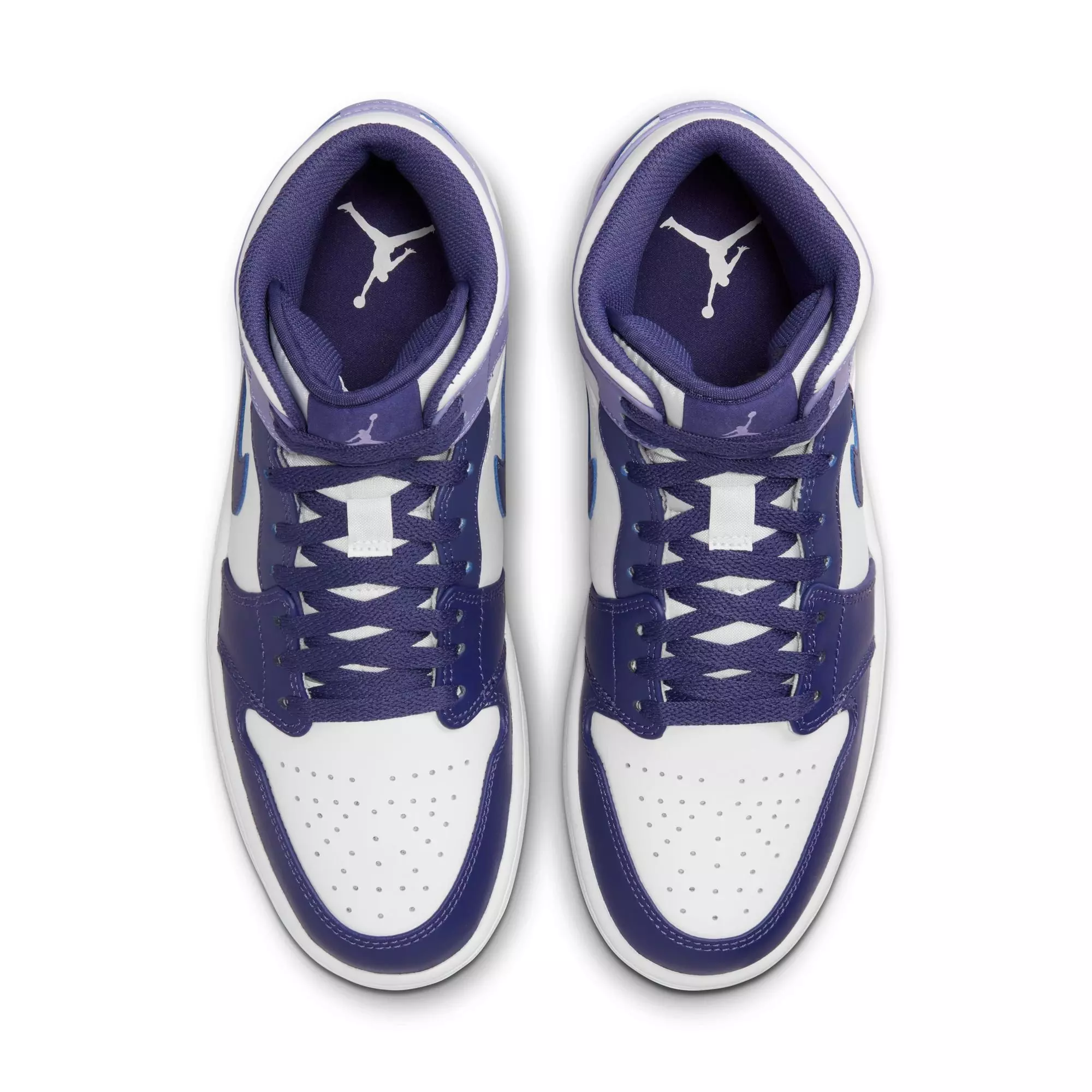 Jordan 1 Mid "Sky J Purple/White/Sky J Light Purple" Men's Shoe - PURPLE/WHITE