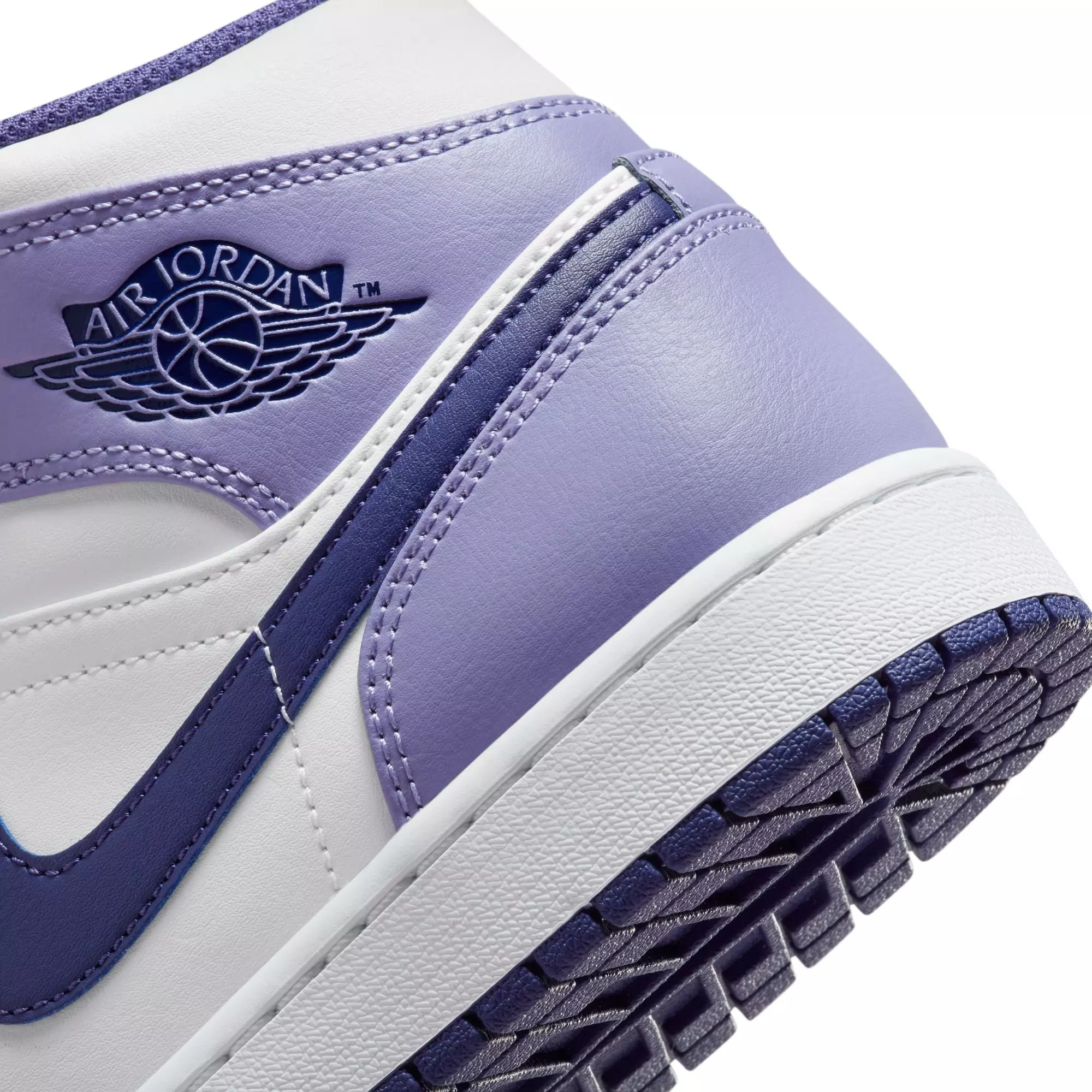 Jordan 1 Mid "Sky J Purple/White/Sky J Light Purple" Men's Shoe - PURPLE/WHITE