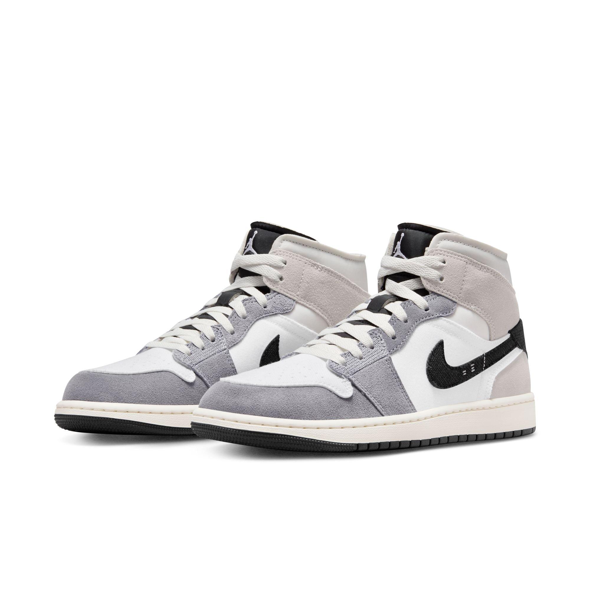 White and gray jordan on sale 1