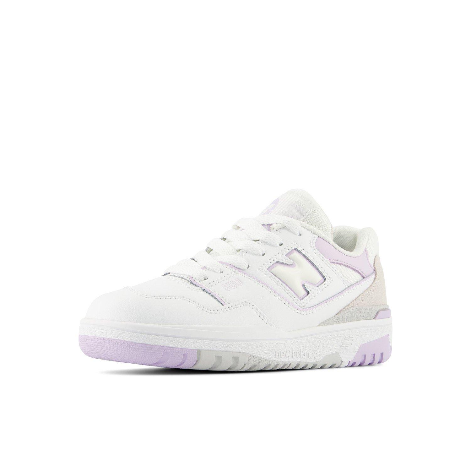 New Balance 550 Grade School Girls' "Purple/White" Shoe