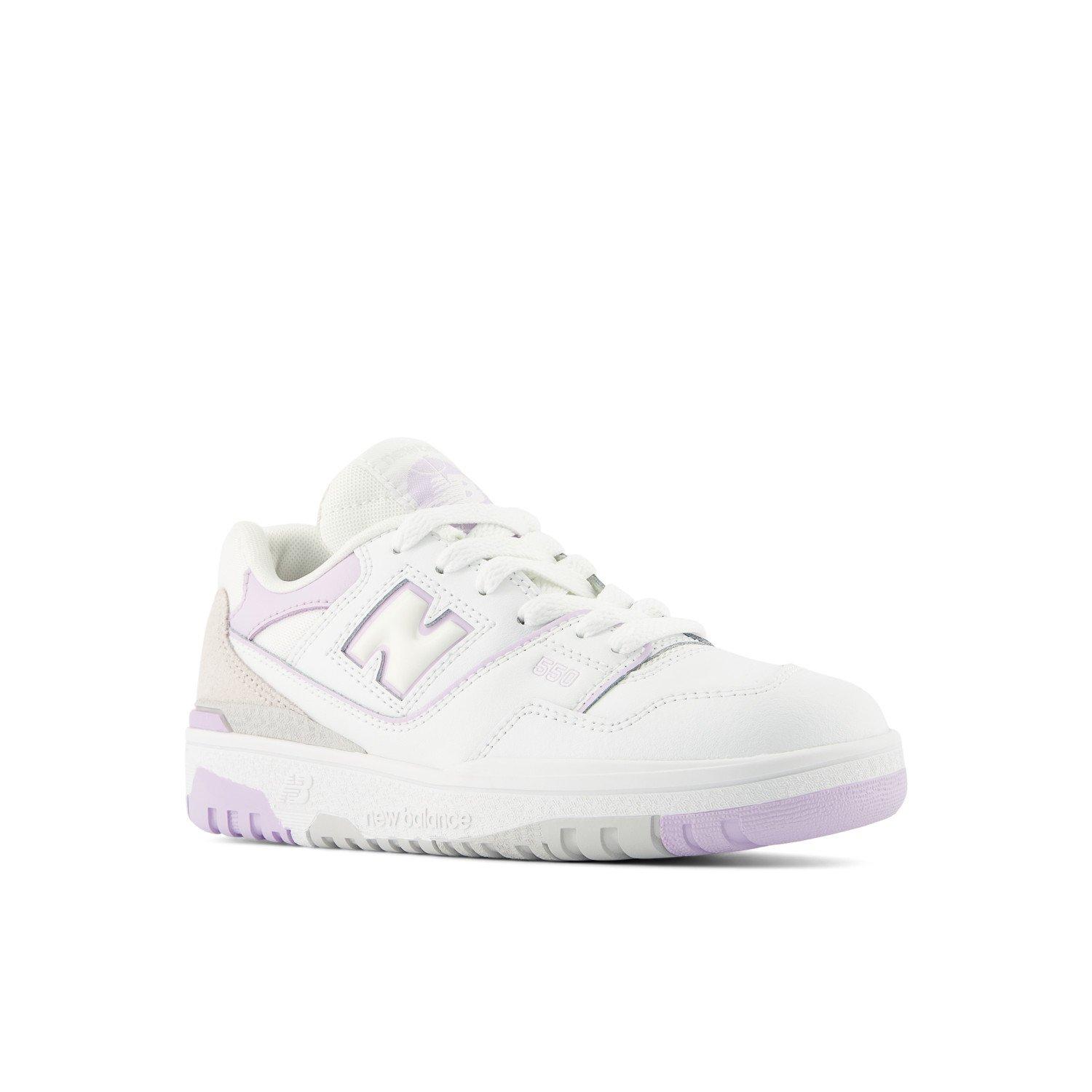 New Balance 550 Grade School Girls' "Purple/White" Shoe