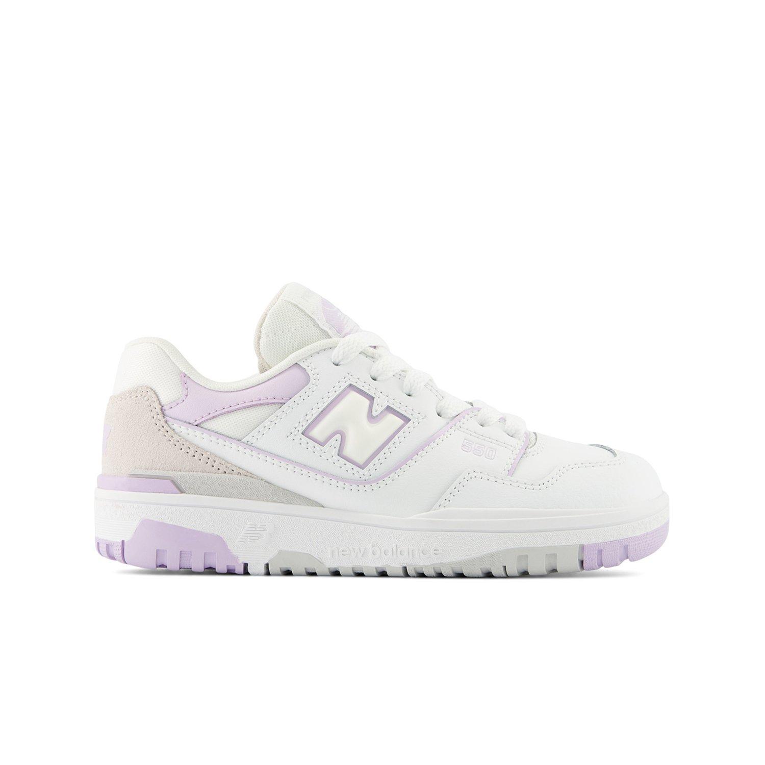 New Balance 550 Purple White Grade School Girls Shoe