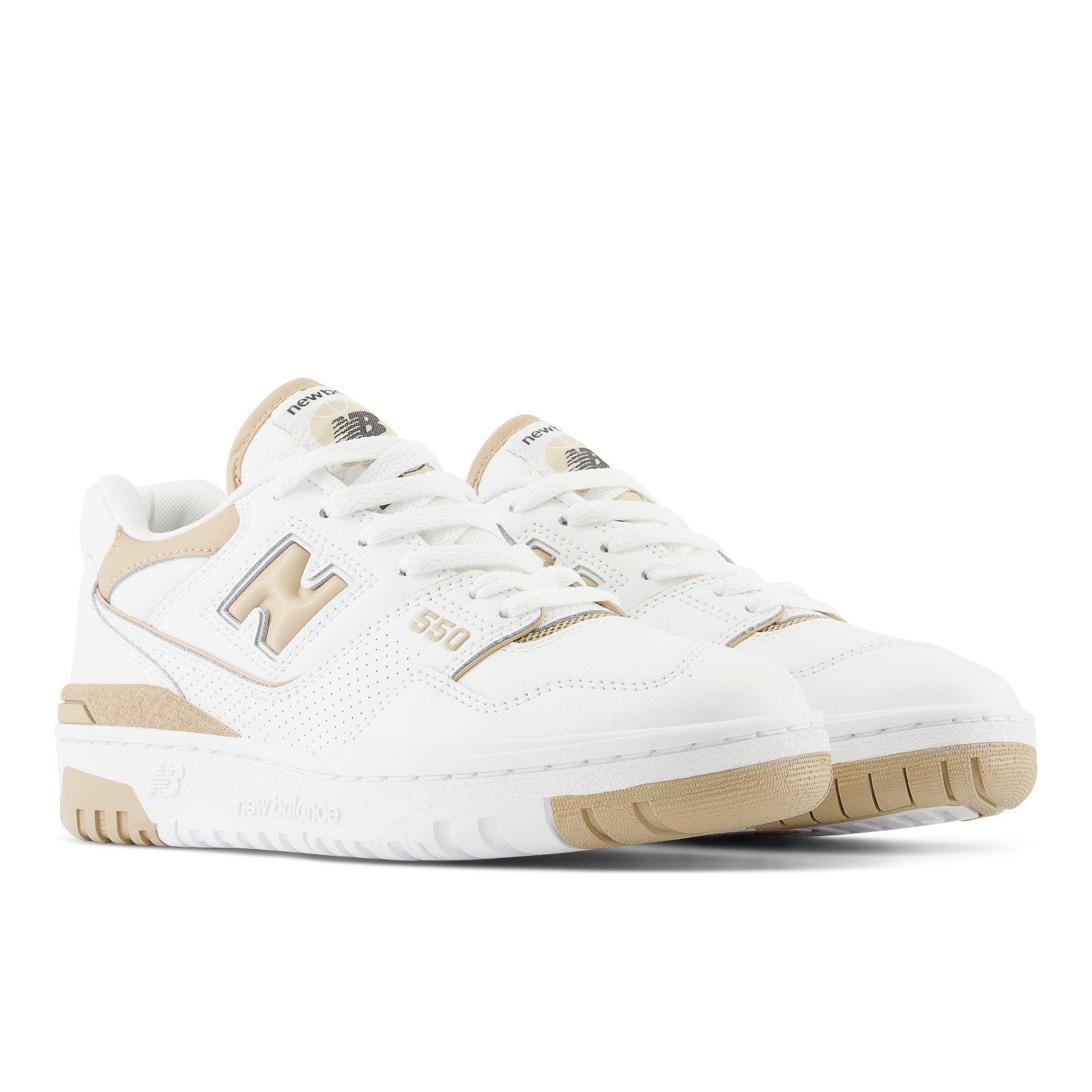 New Balance 550 White/White Women's Shoe - Hibbett