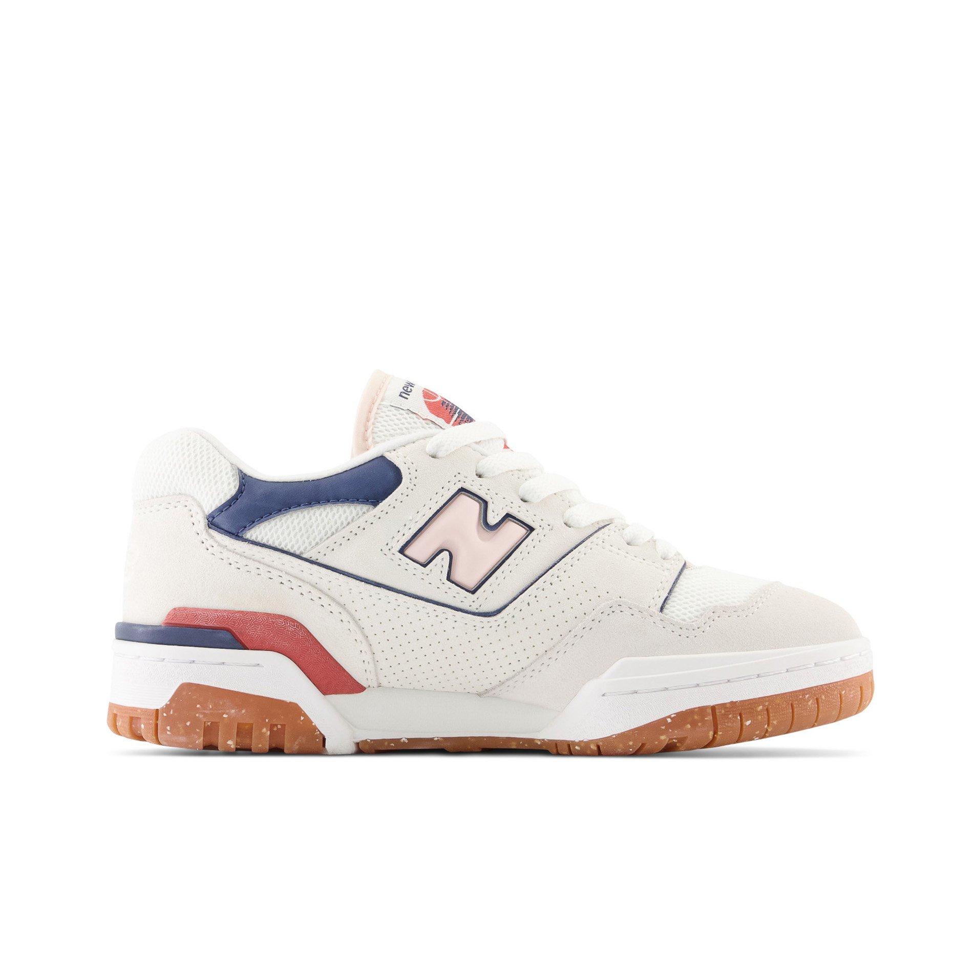 New balance clearance white pink blue