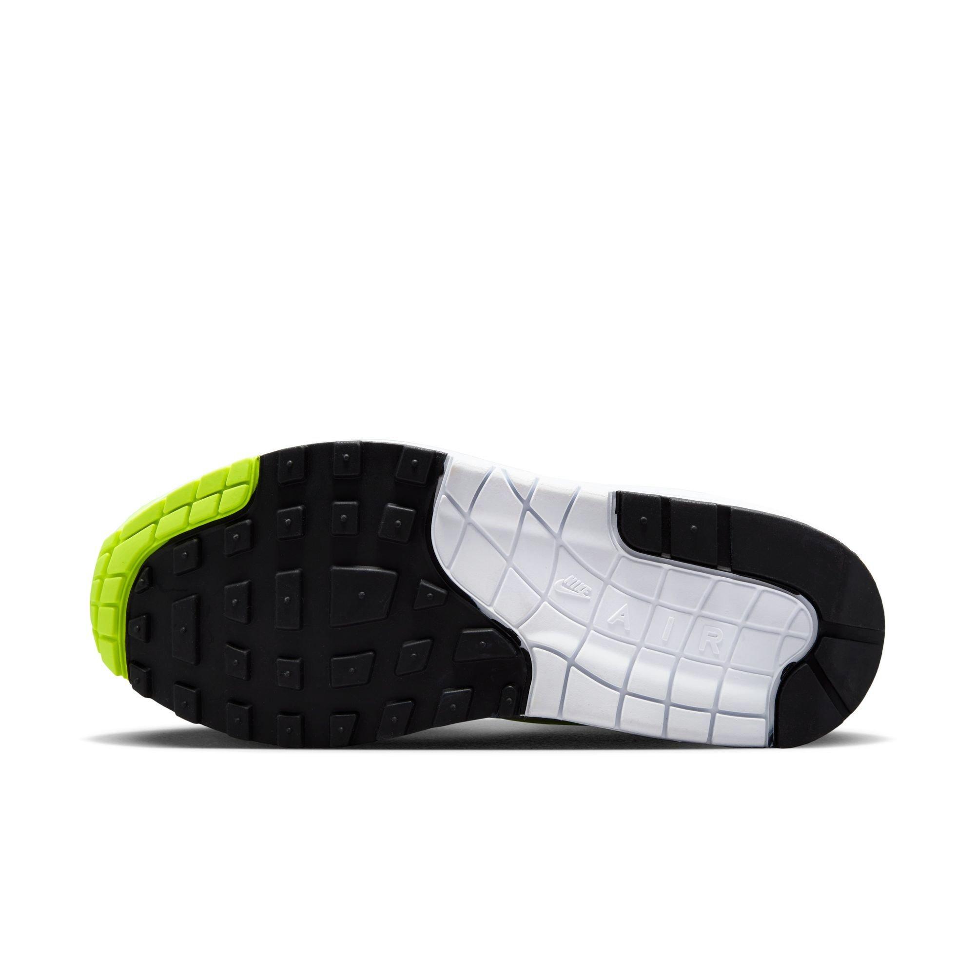 Nike Air Max 1 '87 "Volt Suede" Women's Shoe - WHITE/VOLT/SEA GLASS/BLACK Thumbnail View 10