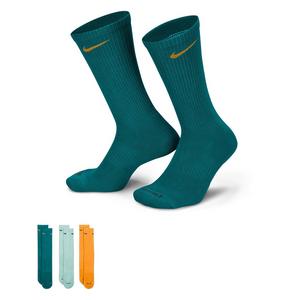 Nike Everyday Plus Cushioned Training Crew Socks-3PK-Multi-Color