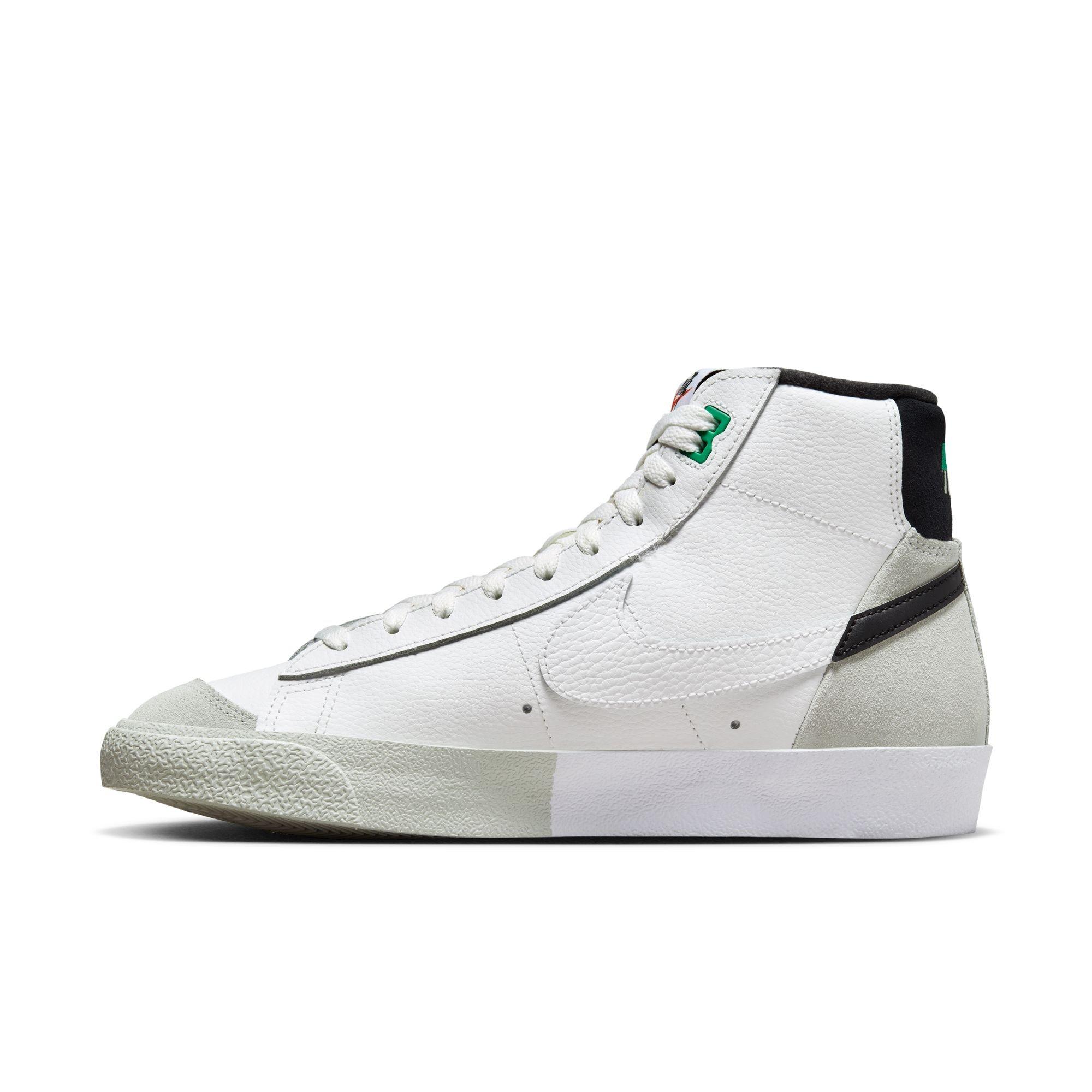 Nike Blazer Mid '77 Premium Split "White/Black" Men's Shoe - SUMMIT WHITE/BLACK/LIGHT SILVER Thumbnail View 7
