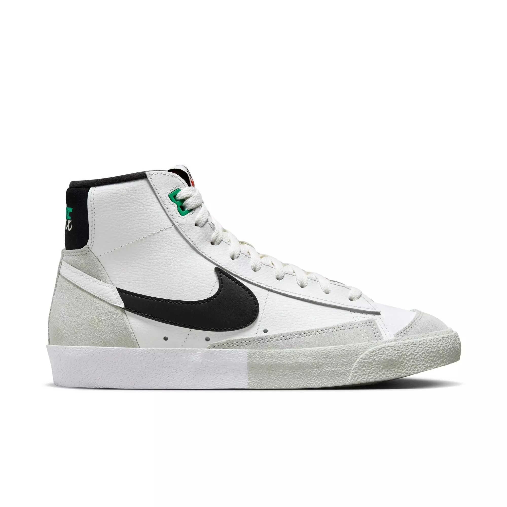 Nike Blazer Mid '77 Premium Split "White/Black" Men's Shoe - SUMMIT WHITE/BLACK/LIGHT SILVER