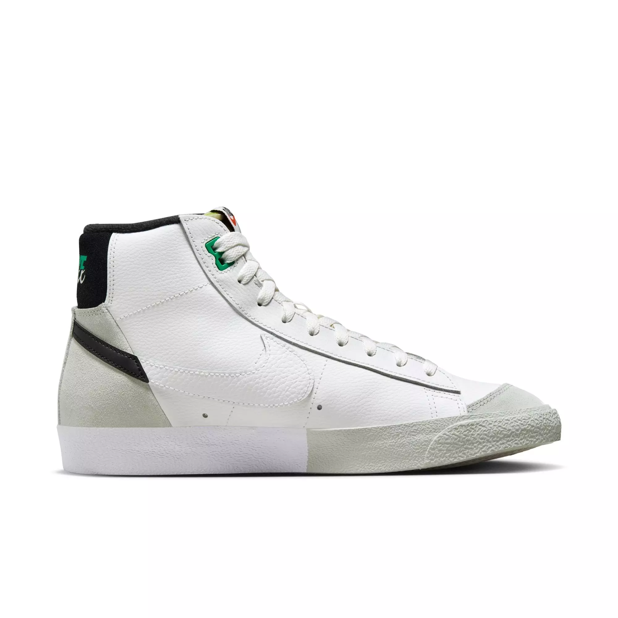 Nike Blazer Mid '77 Premium Split "White/Black" Men's Shoe - SUMMIT WHITE/BLACK/LIGHT SILVER