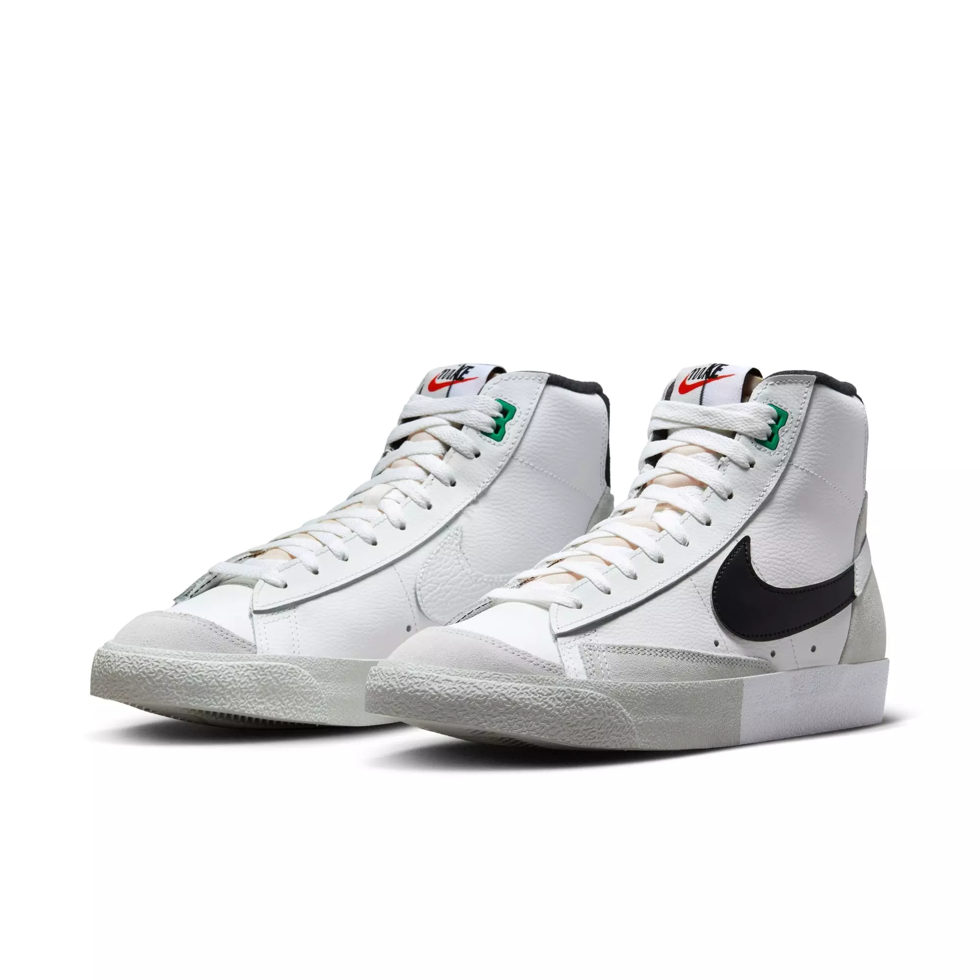 Nike Blazer Mid '77 Premium Split "White/Black" Men's Shoe - SUMMIT WHITE/BLACK/LIGHT SILVER