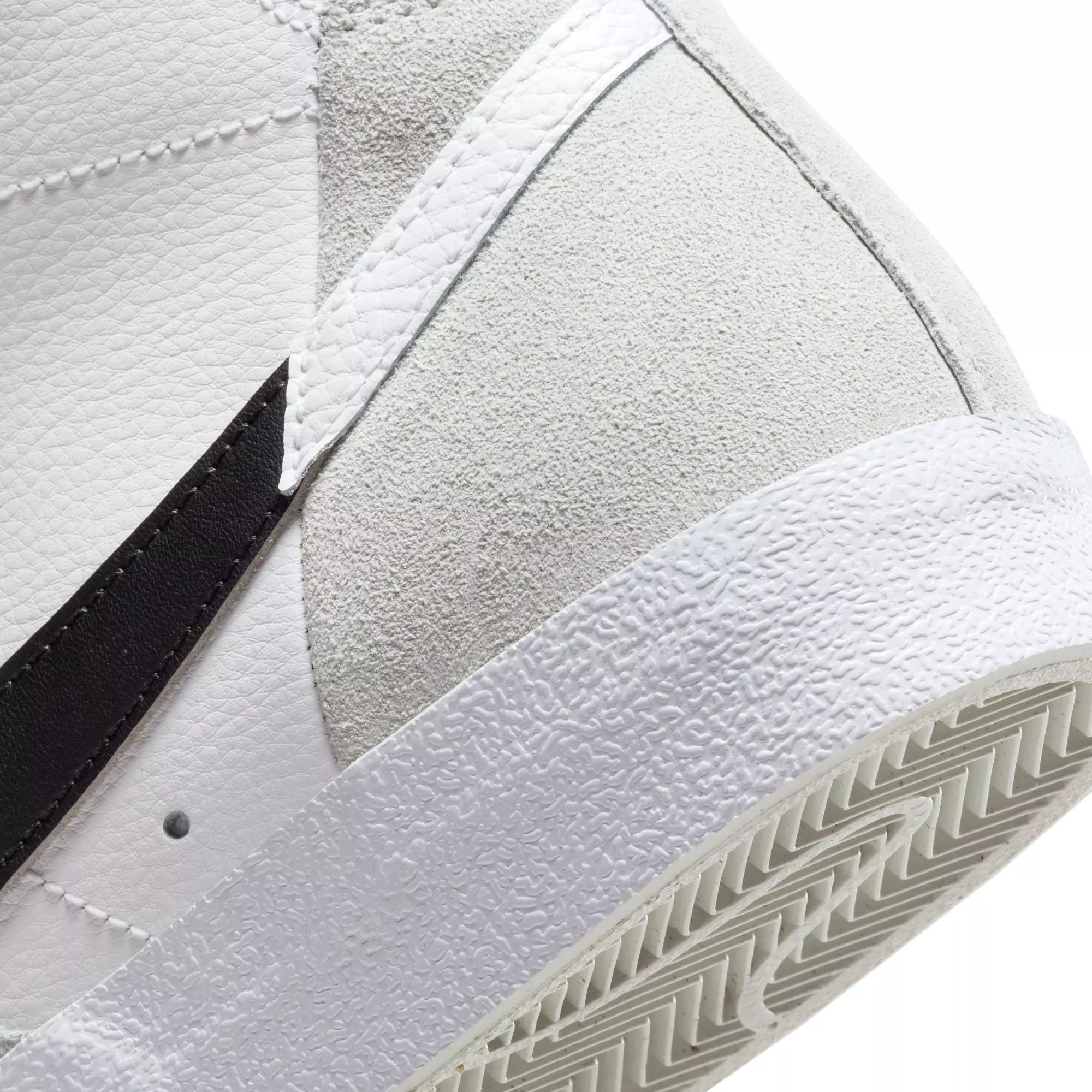 Nike Blazer Mid '77 Premium Split "White/Black" Men's Shoe - SUMMIT WHITE/BLACK/LIGHT SILVER