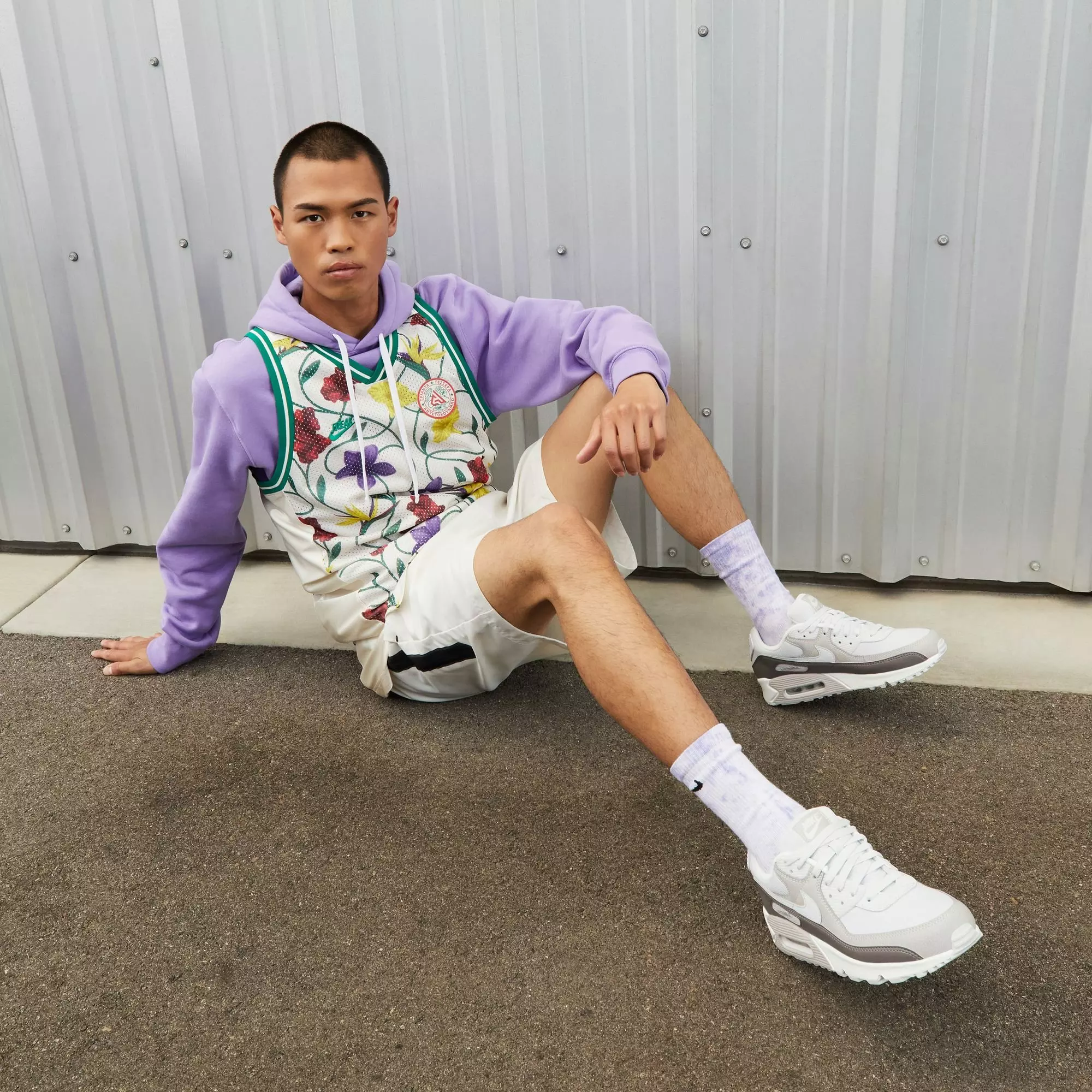 Nike Air Max 90 "Photon Dust/Lt Iron Ore/Sail" Men's Shoe - GREY/WHITE