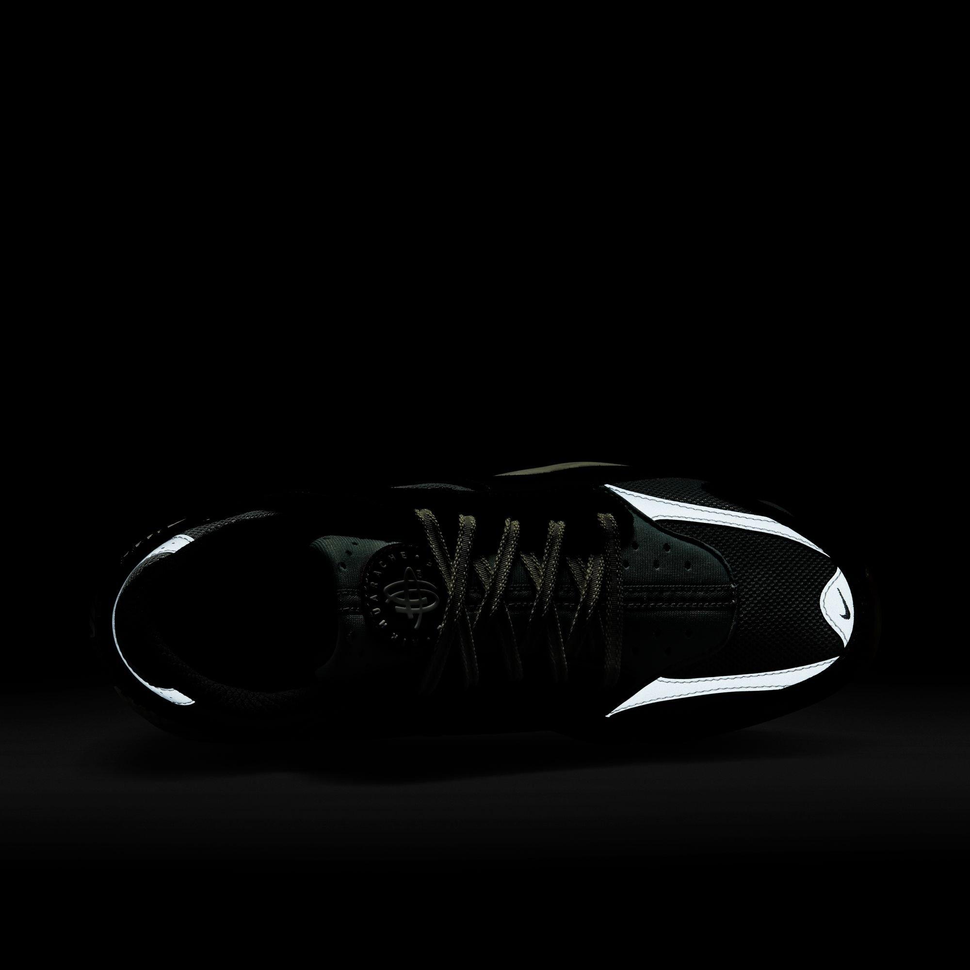 Nike Air Huarache Runner "Light Smoke Grey" Men's Shoe - GREY/BLACK Thumbnail View 12