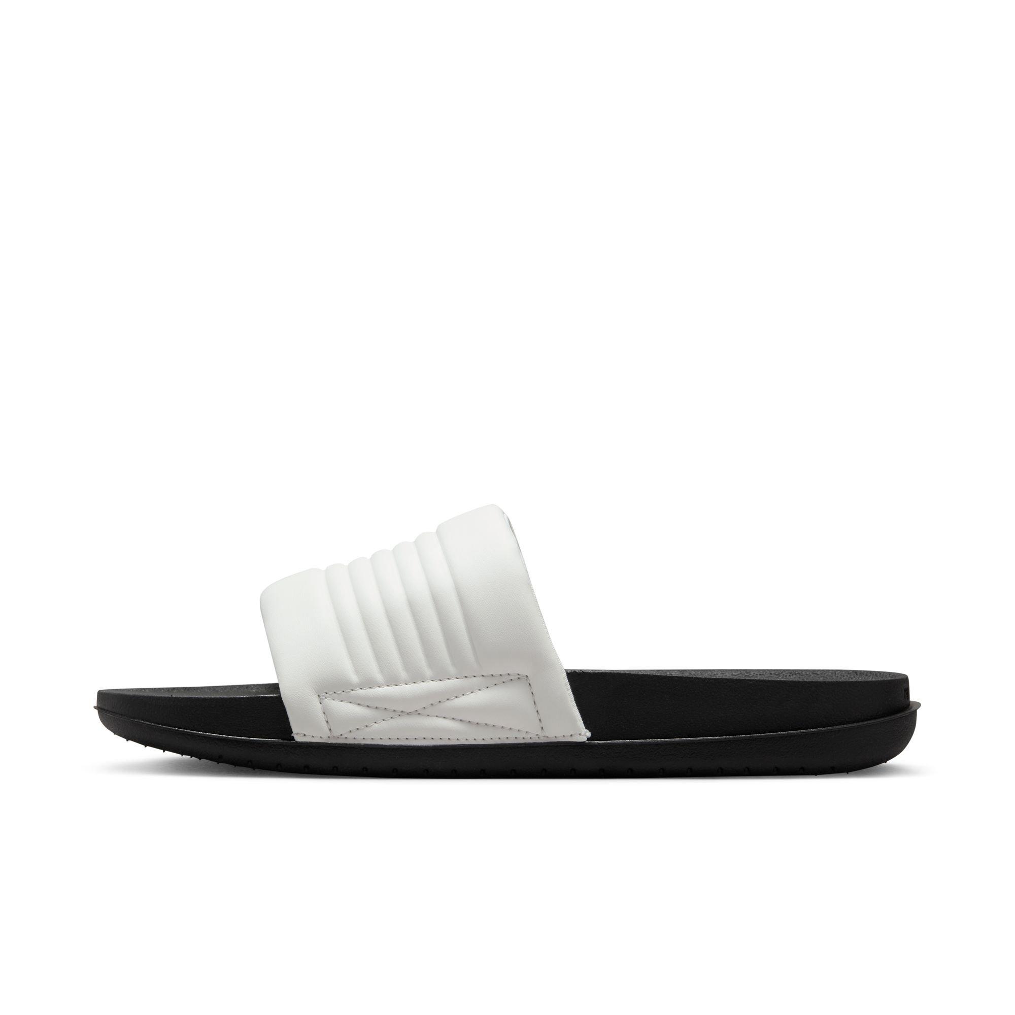 Nike Offcourt Adjust "Summit White/Black" Men's Slide - BLACK/WHITE Thumbnail View 3