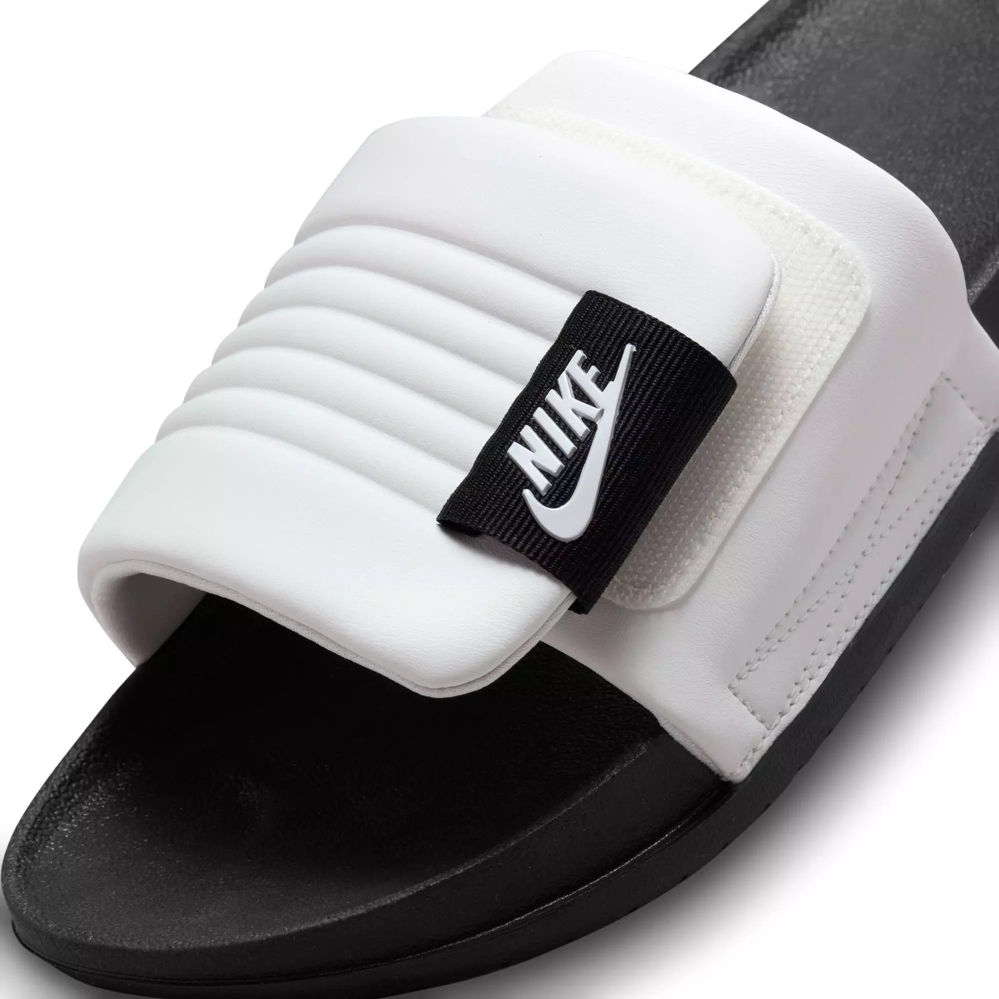 Nike Offcourt Adjust "Summit White/Black" Men's Slide - BLACK/WHITE